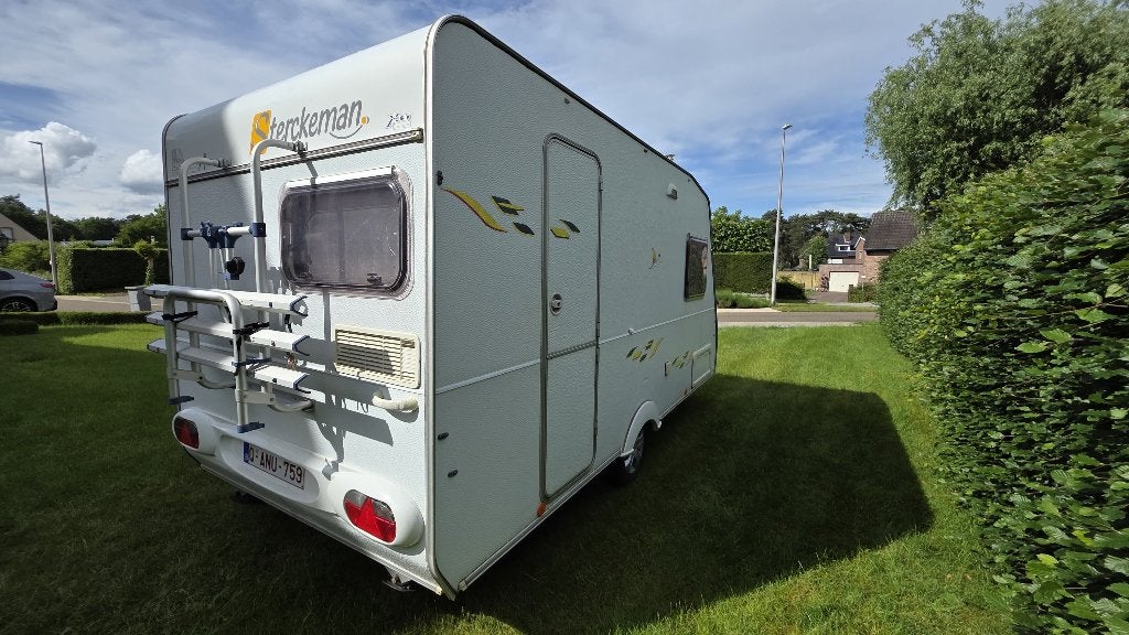 Caravan Sterckeman Starlett 420CP Evolution - incl. extra’s, Vast bed, Sterckeman, Luifel, Treinzit