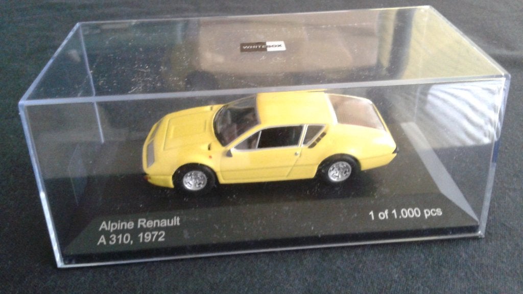 Alpine Renault A310 1973 geel - 1:43 Whitebox, Ophalen of Verzenden, Zo goed als nieuw, Auto, Overige merken