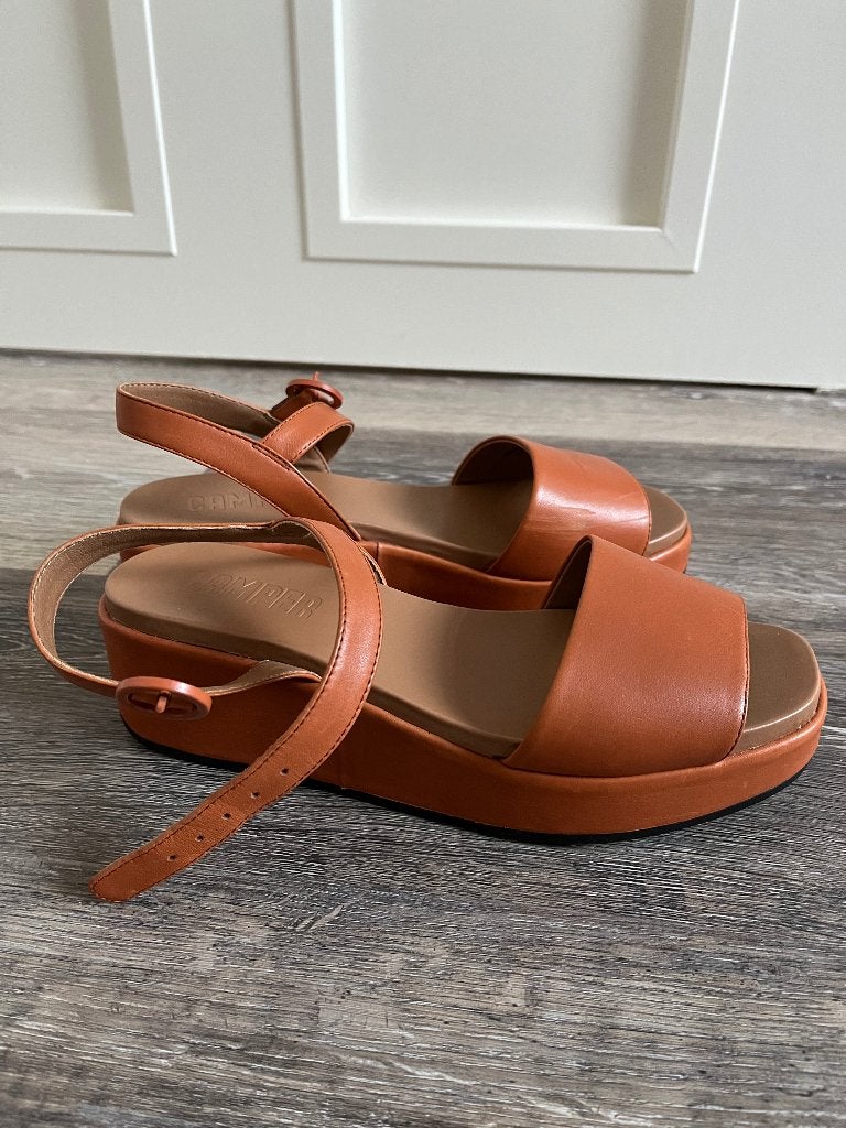 Sandalen Camper, Camper, Oranje, Zo goed als nieuw, Sandalen of Muiltjes