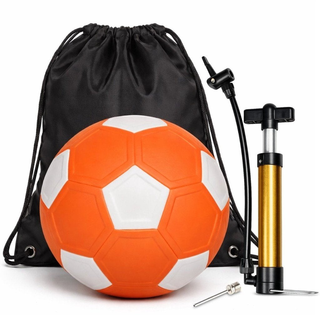 Curveball - Voetbal - Oranje - 20CM - Oranje - Pomp + Naald, Sport en Fitness, Voetbal, Maat XS of kleiner, Verzenden, Nieuw, Bal