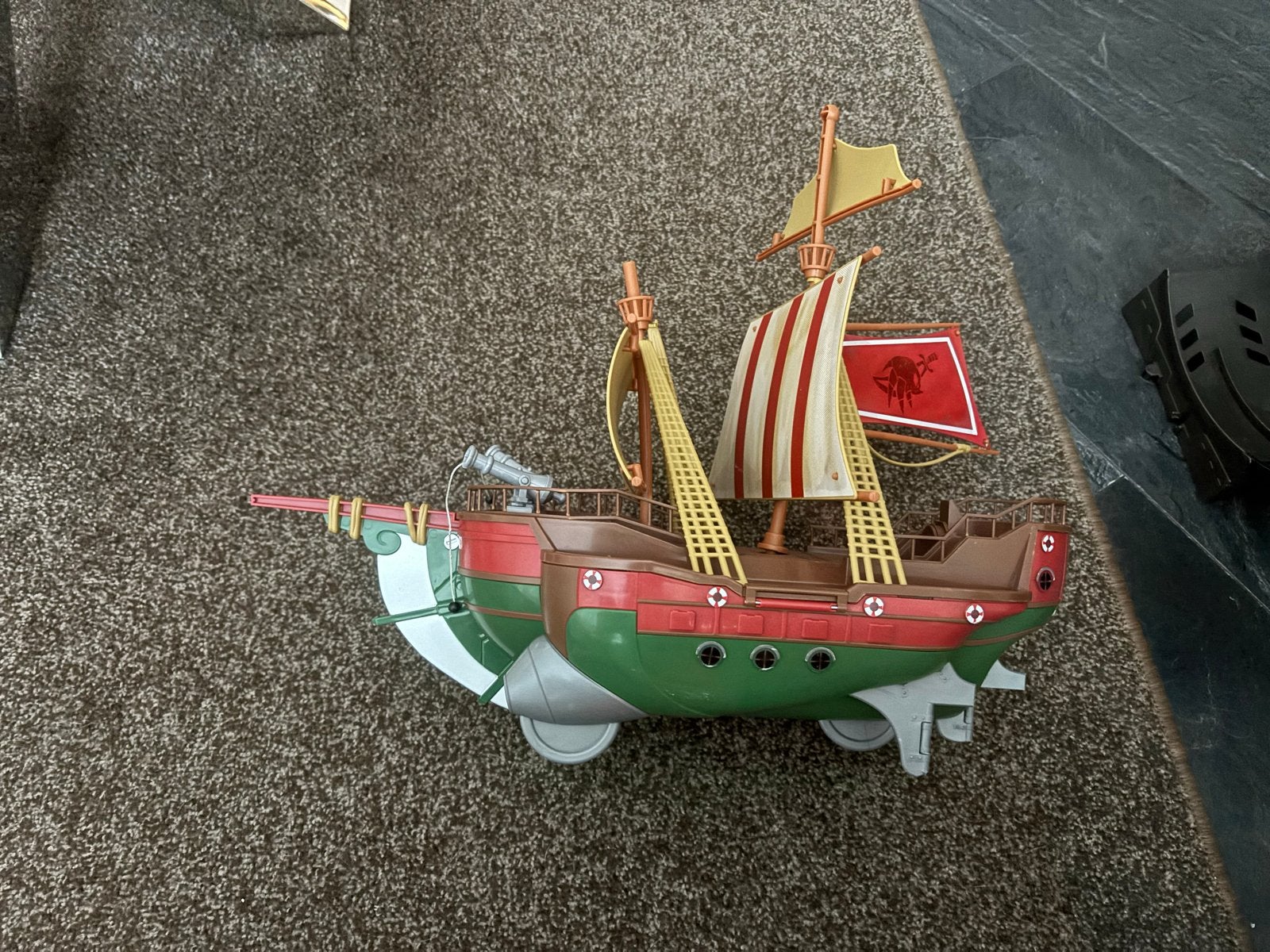 Sonic schip met kanonnen - Avontuurlijk speelgoed, Ophalen, Gebruikt