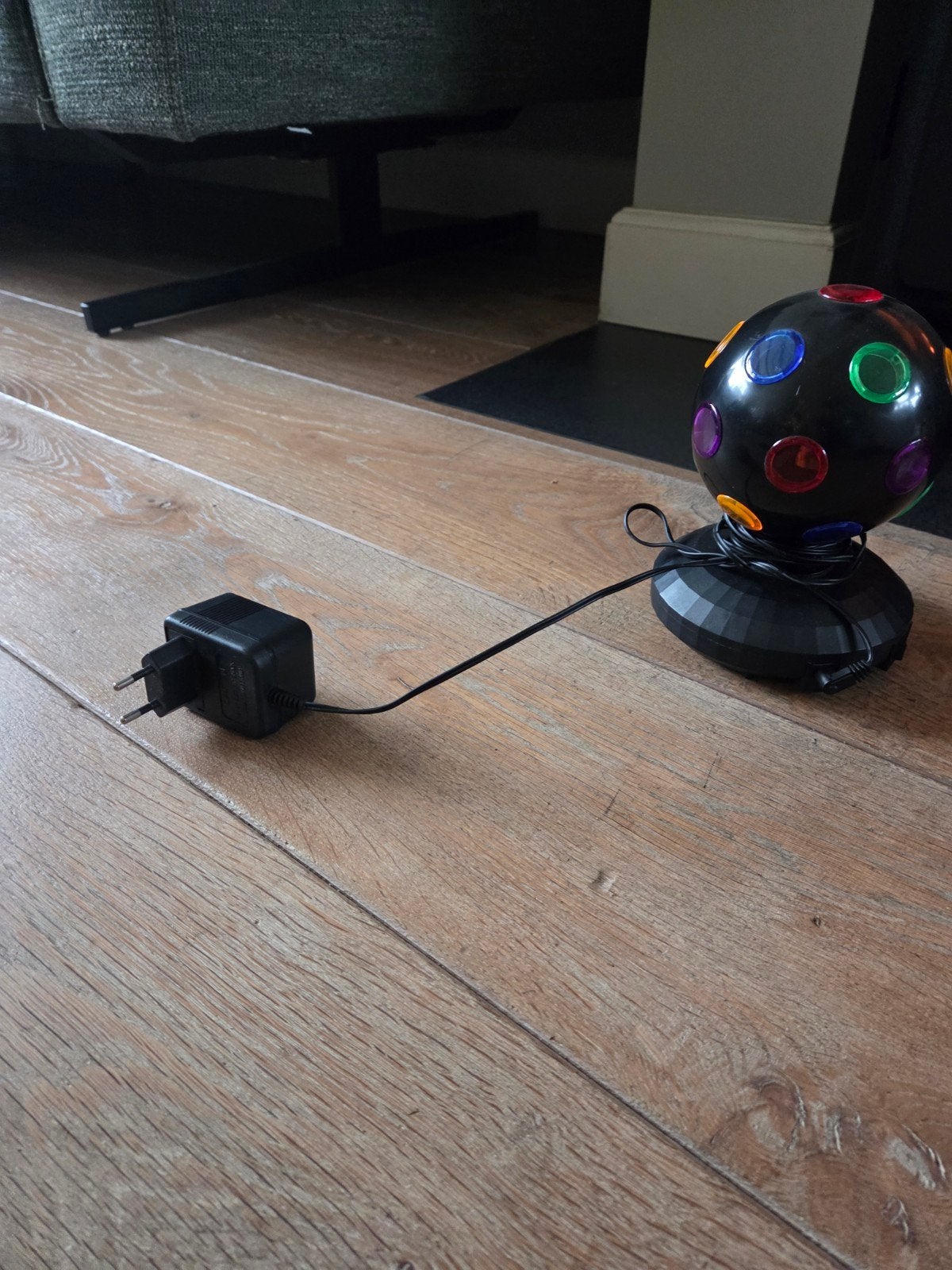 disco lamp, Ophalen of Verzenden, Zo goed als nieuw, Discobol, Kleur