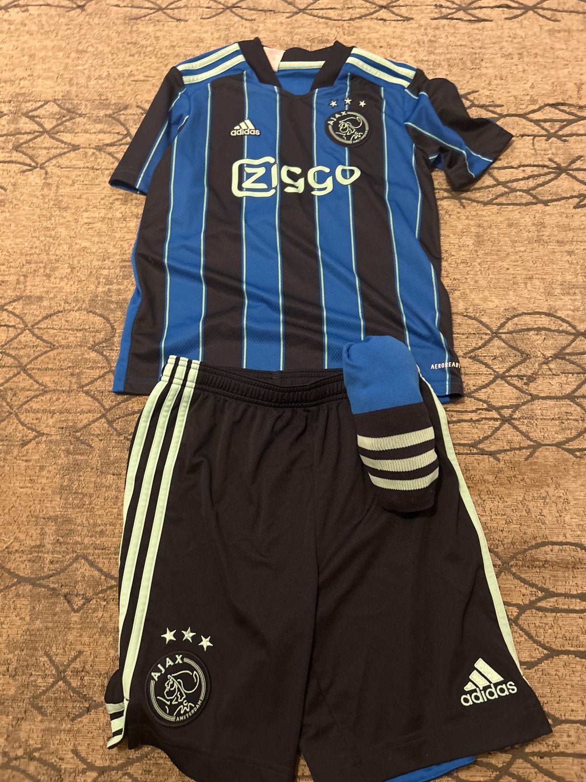 Ajax tenue kinderen - Zo goed als nieuw, Maat XL, Ophalen of Verzenden, Zo goed als nieuw, Set