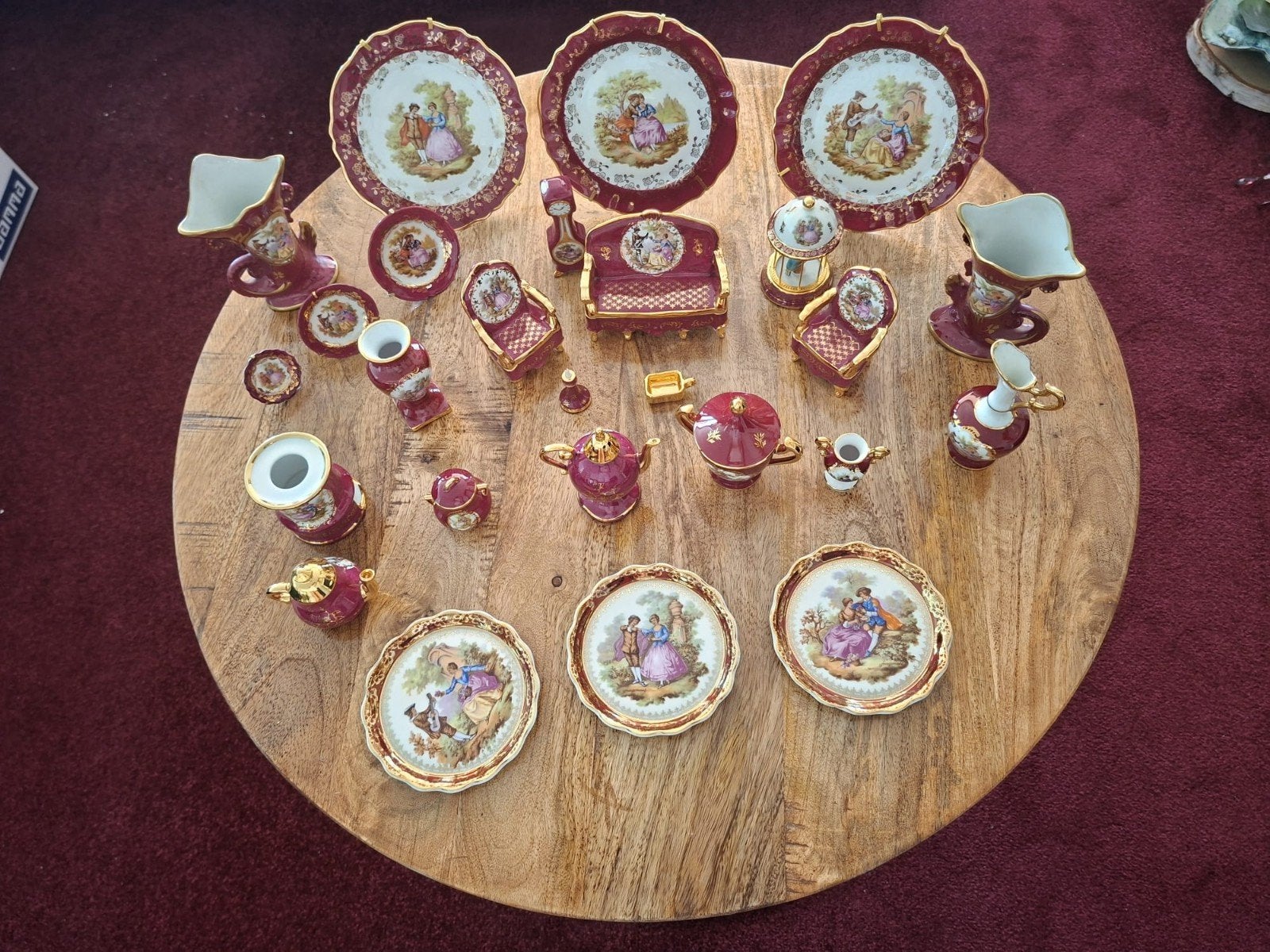 Miniatuur porselein van Limoges, Antiek en Kunst, Ophalen
