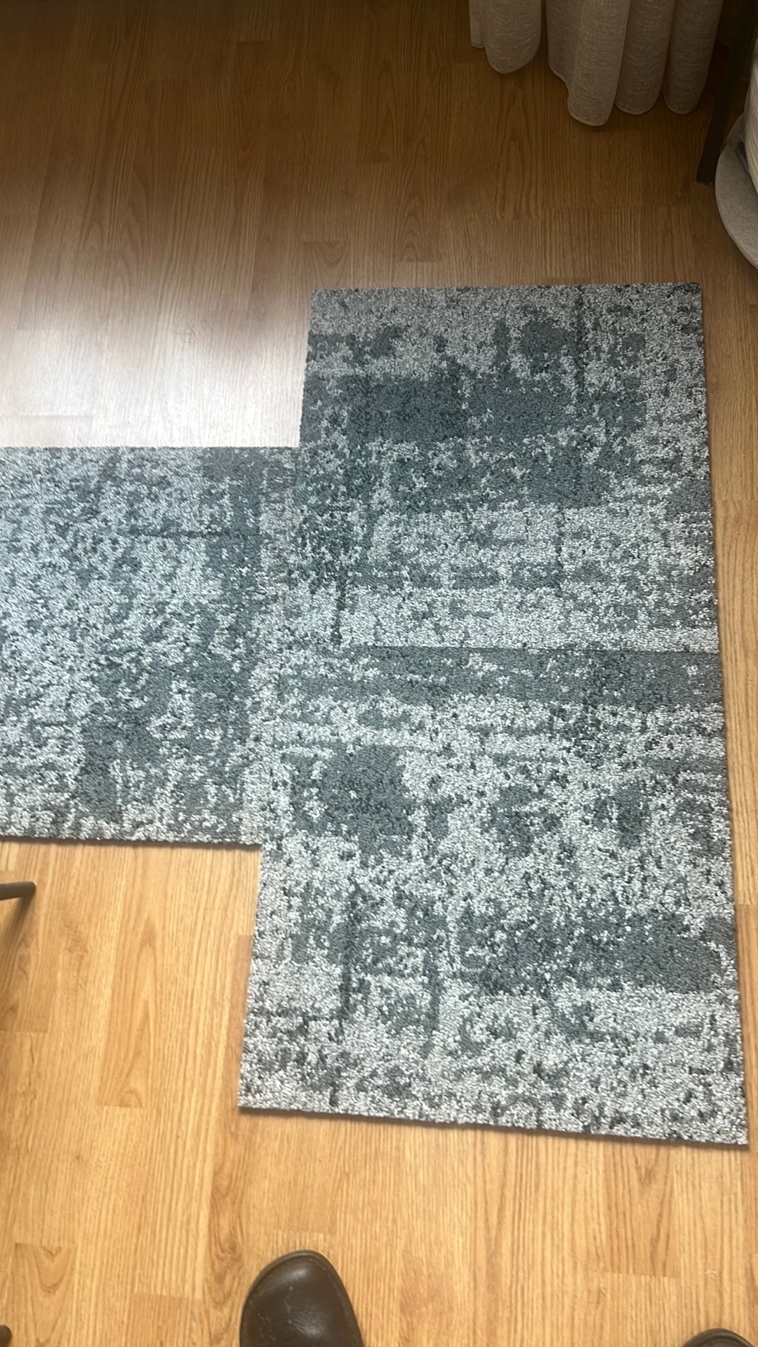 Tapijttegels 63 stukt is 15 m2. 50x50, Ophalen, Zo goed als nieuw, Tapijttegels, 10 tot 25 m²