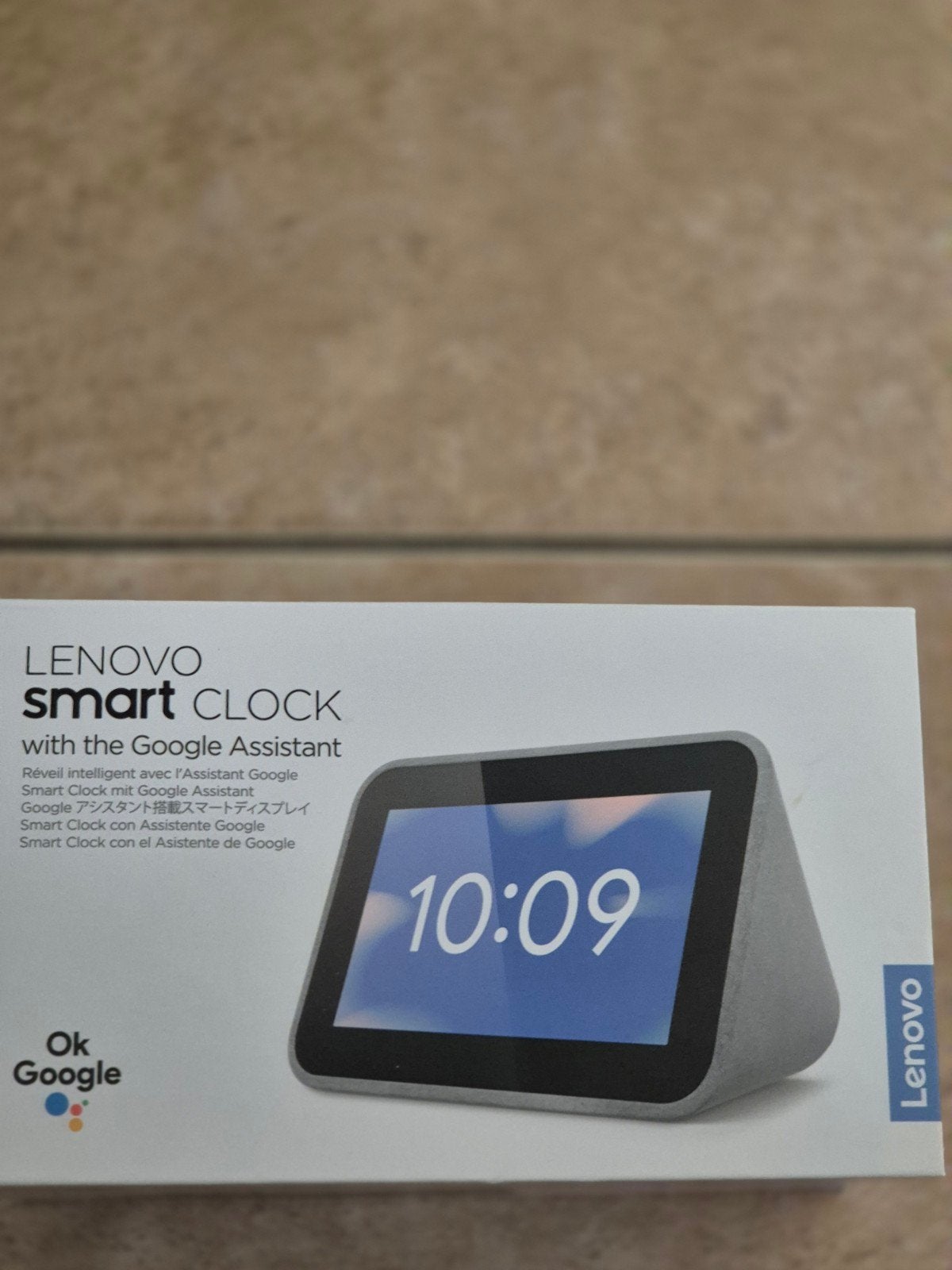 Lenovo Smart Clock met Google Assistent - Grijs, Overige merken, Slimme speaker, Gebruikt, WiFi