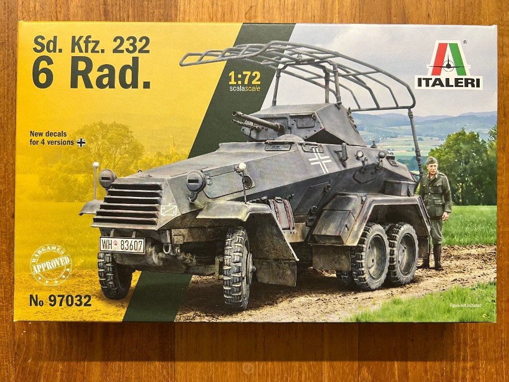 Italeri Sd.Kfz. 232 6 Rad. 1:72 bouwpakket - 97032, 1:50 of kleiner, Italeri, Overige typen, Nieuw