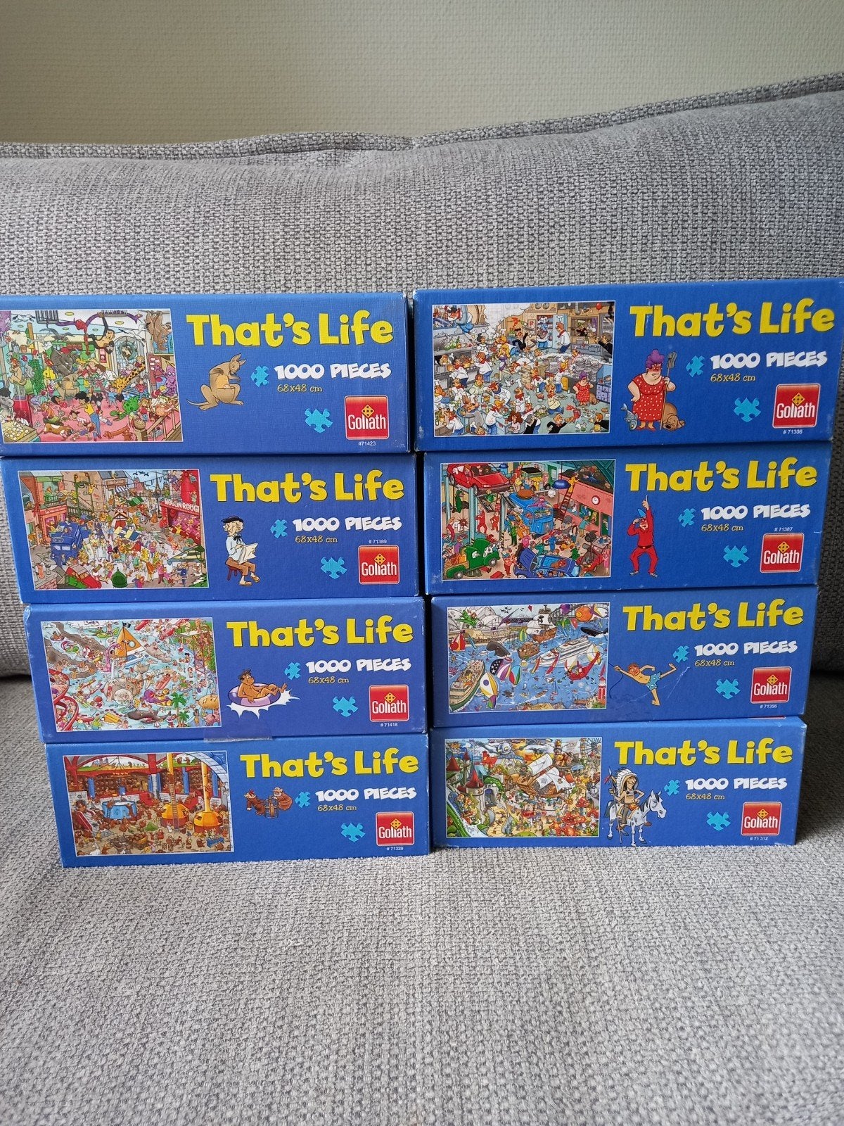 That's Life Puzzels - 1000 stukjes - Diverse Scènes, Kinderen en Baby's, Speelgoed | Kinderpuzzels, Ophalen of Verzenden, Meer dan 50 stukjes