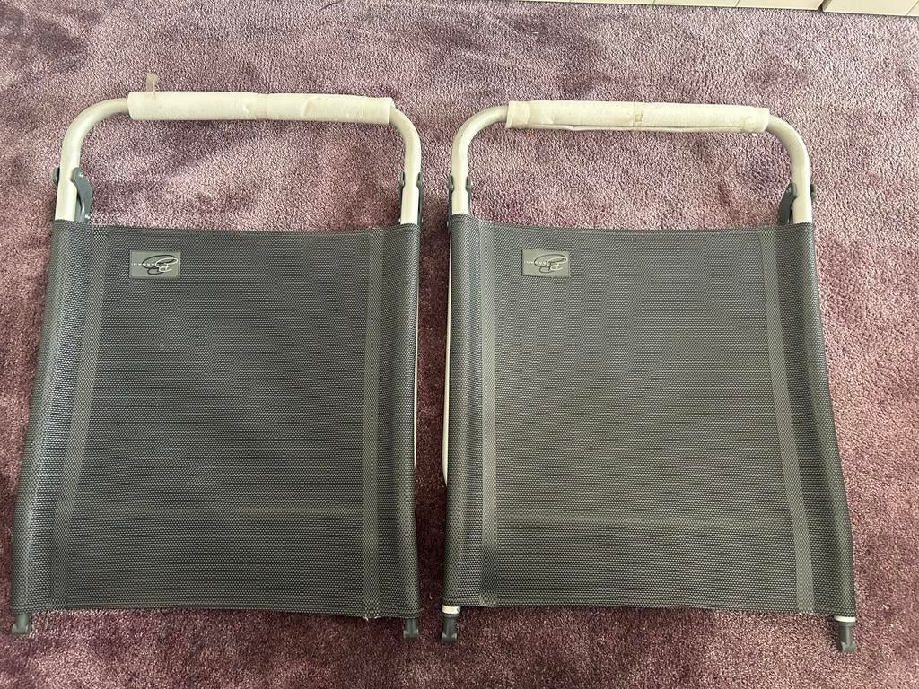 2 Bardani Voetensteunen voor Campingstoelen, Ophalen of Verzenden, Gebruikt, Campingmeubel-accessoire
