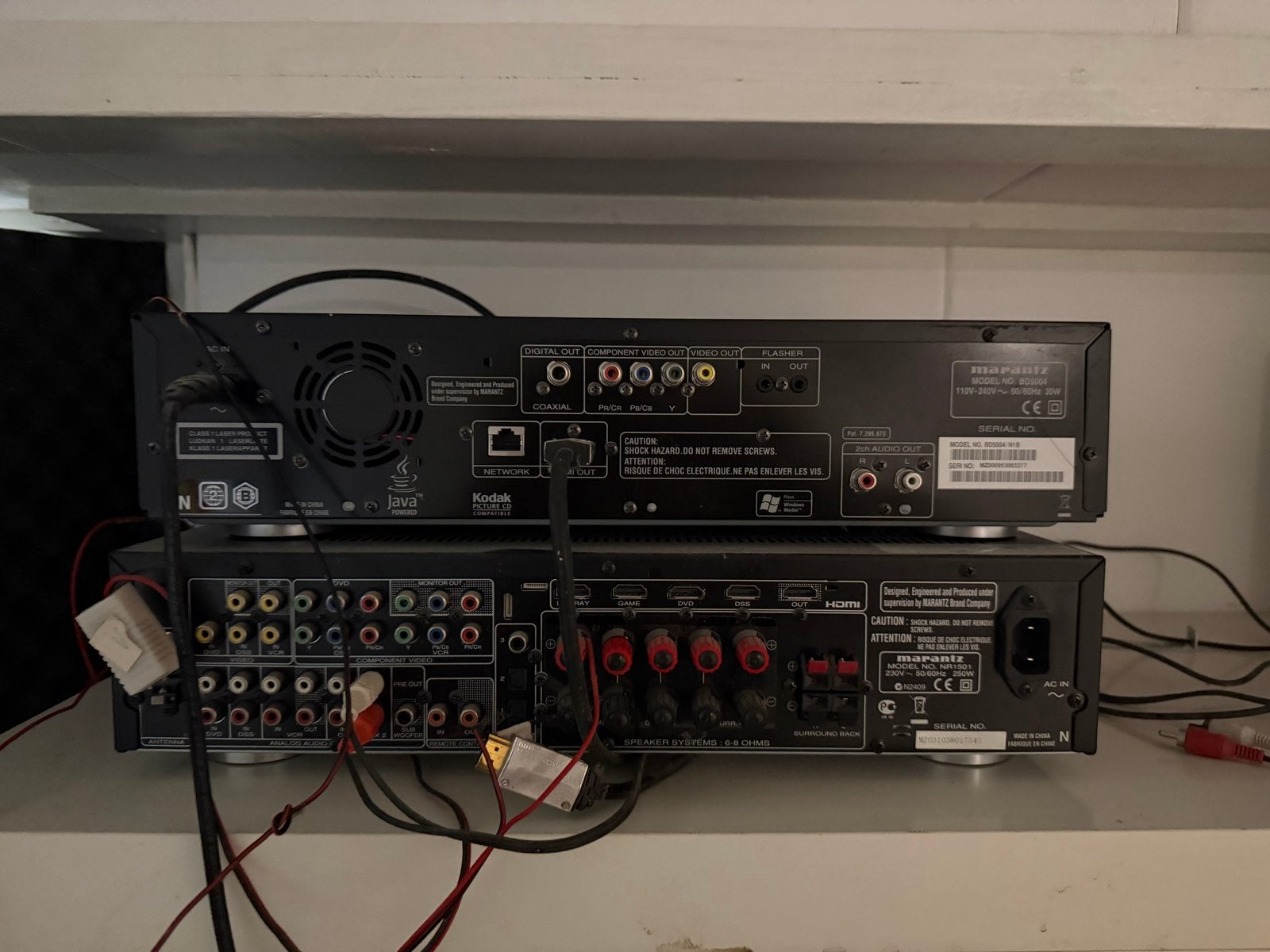 Marantz Blu-ray speler en AV-receiver met Technics speaker, Audio, Tv en Foto, Stereo-sets, Gebruikt, Losse componenten, Dvd-speler