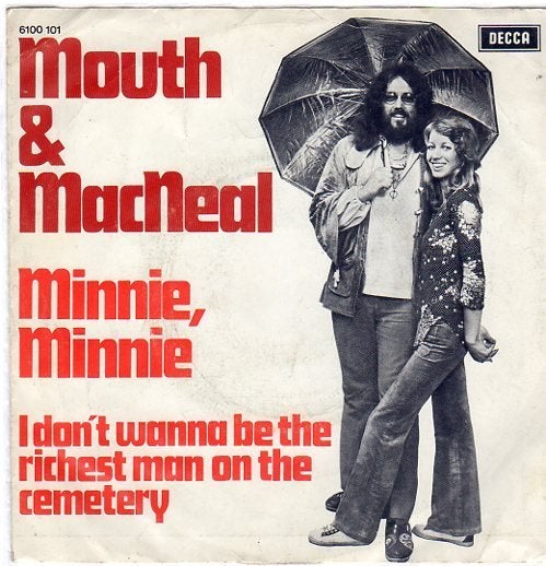 Mouth & MacNeal – Minnie, Minnie (1973), Cd's en Dvd's, Fotohoes, 7 inch, Ophalen of Verzenden, Zo goed als nieuw