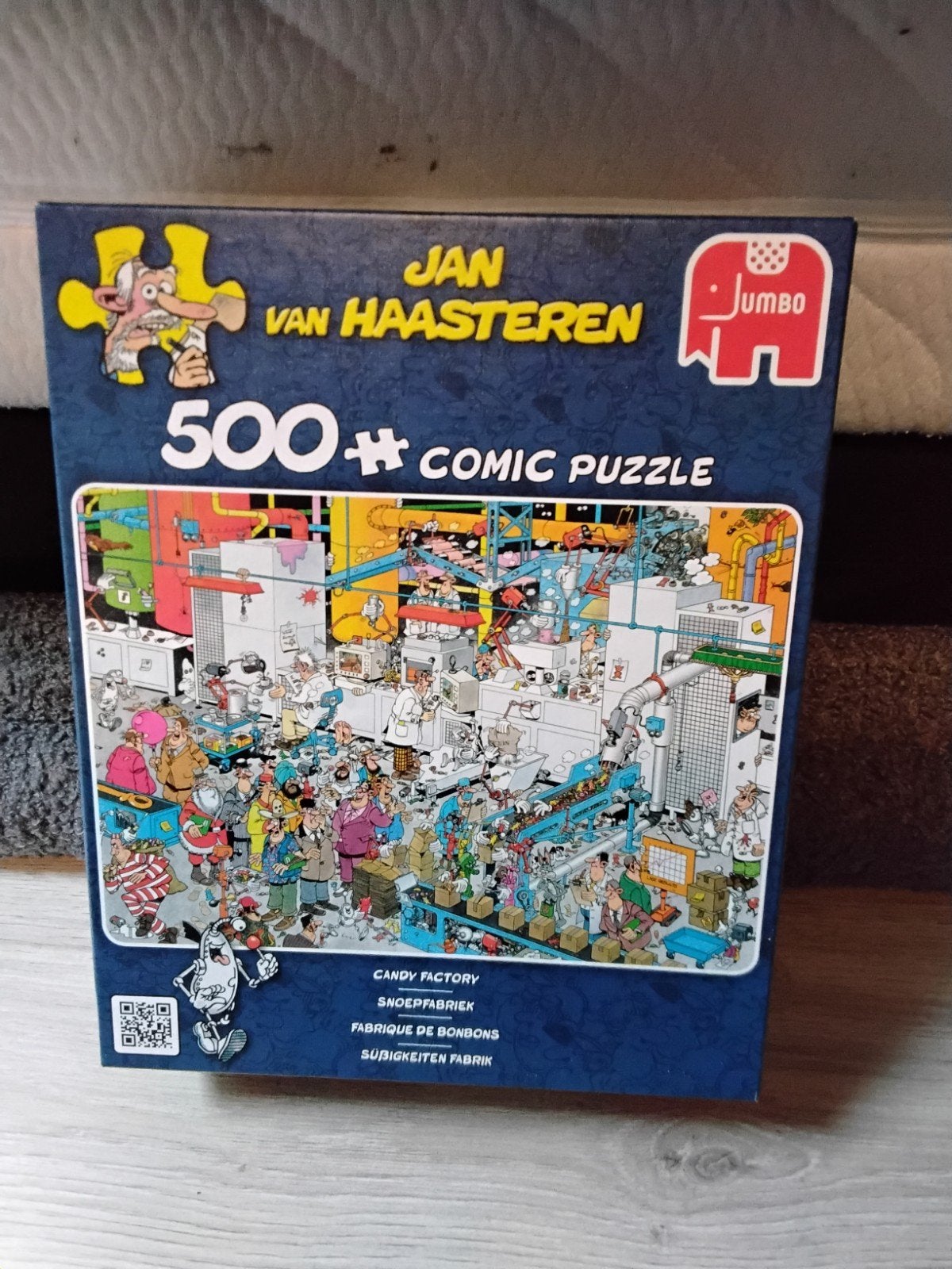 Jan van Haasteren Candy Factory 500 stukjes, Hobby en Vrije tijd, Denksport en Puzzels, Ophalen of Verzenden, 500 t/m 1500 stukjes