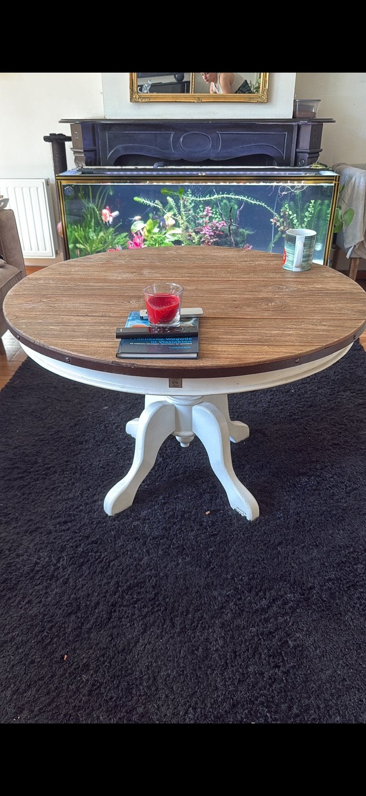 Rivira maison tafel, Huis en Inrichting, Tafels | Eettafels, Ophalen of Verzenden, Zo goed als nieuw, Rond, 50 tot 100 cm