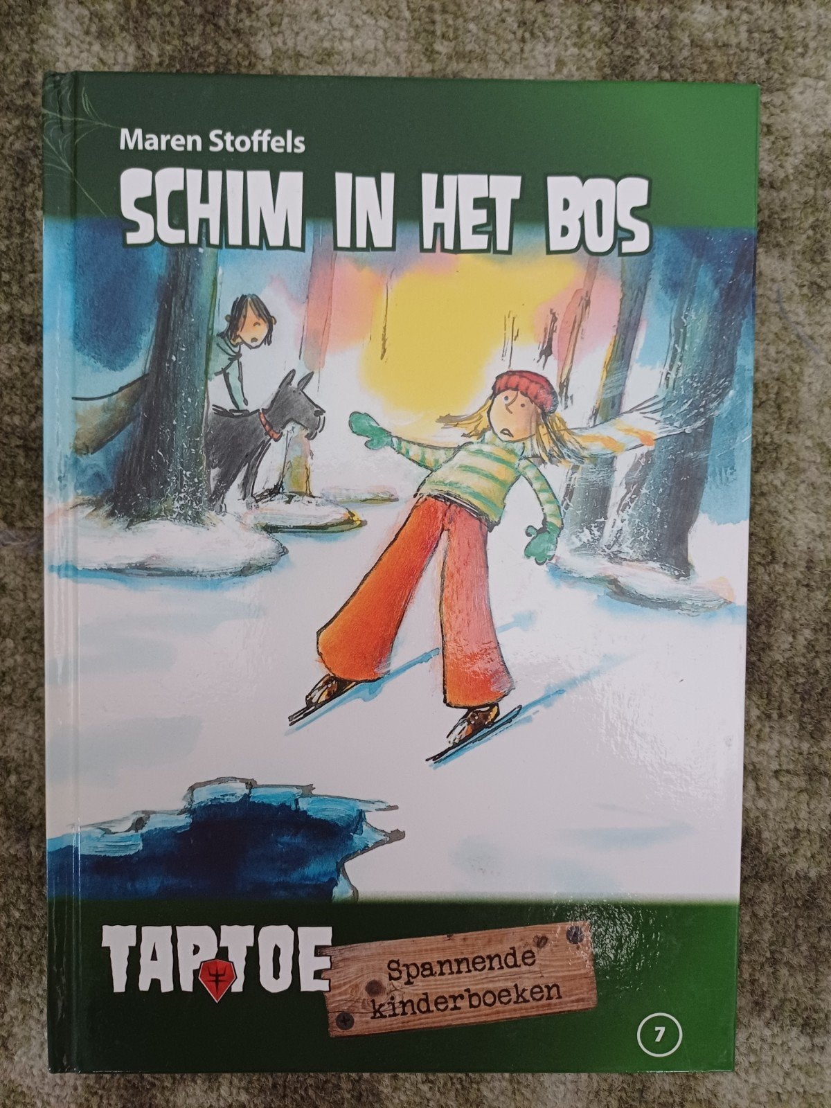 Schim in het Bos - Spannend kinderboek van Maren Stoffels, Ophalen of Verzenden, Gelezen, Maren Stoffels, Fictie algemeen