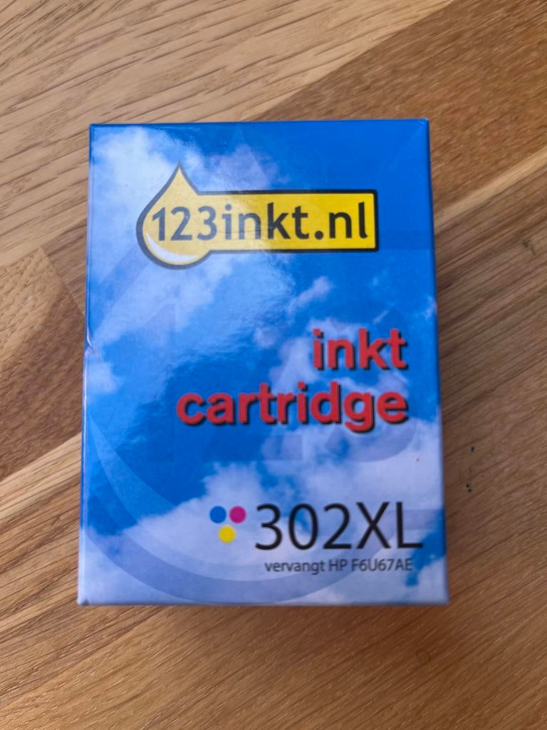 123inkt Inktcartridge 302XL Kleur (vervangt HP F6U67AE), Ophalen, Nieuw, Kleur printen