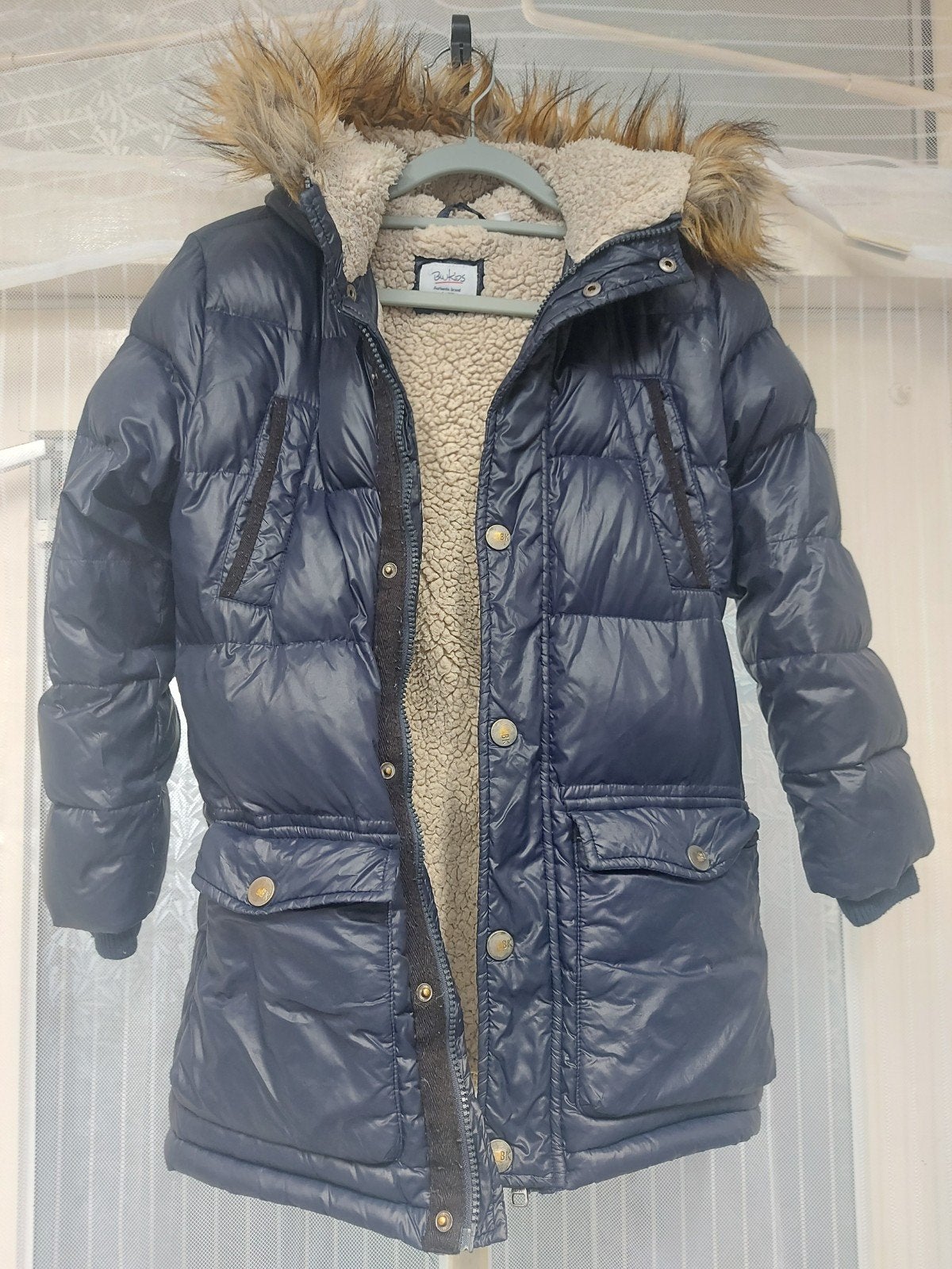 Warme winterjas voor kinderen - BW Kids, BW Kids, Jongen of Meisje, Ophalen of Verzenden, Zo goed als nieuw