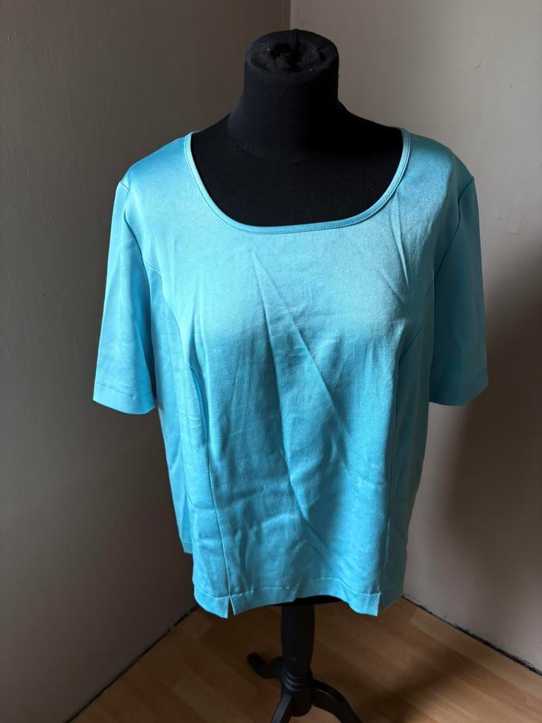 Anne Belin mooie blauwe top mt 42 ZGAN, Kleding | Dames, Blauw, Maat 42/44 (L), Ophalen of Verzenden, Zo goed als nieuw