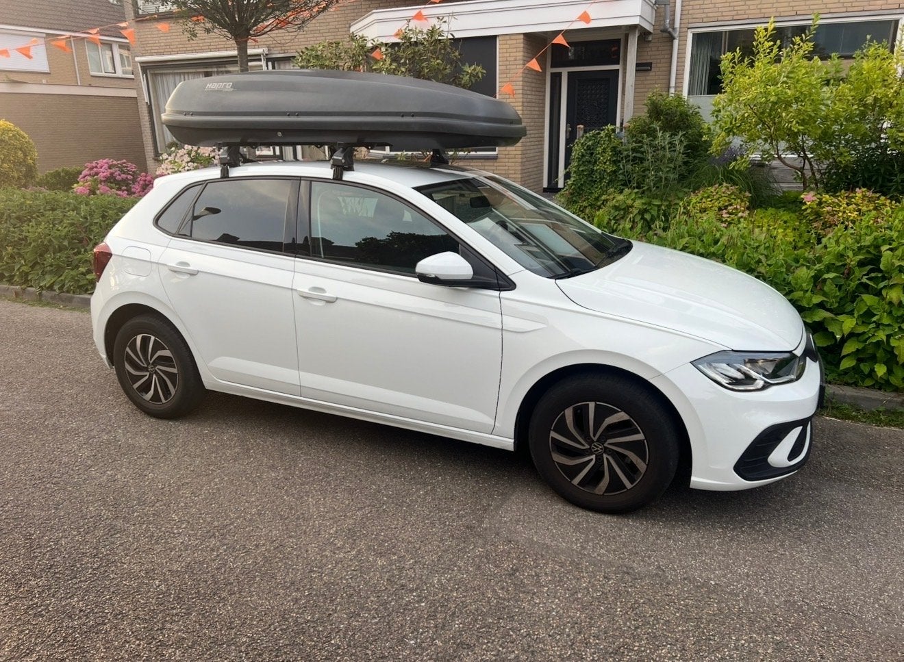 Menabo Omega Dakkoffer Dragers VW Polo (AW) 2018-heden, Auto diversen, Dakdragers, Zo goed als nieuw, Ophalen