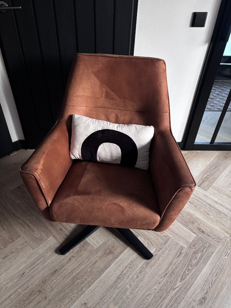 Hele nette fauteuil te koop, Huis en Inrichting, Fauteuils, Ophalen, 75 tot 100 cm, Zo goed als nieuw, Stof