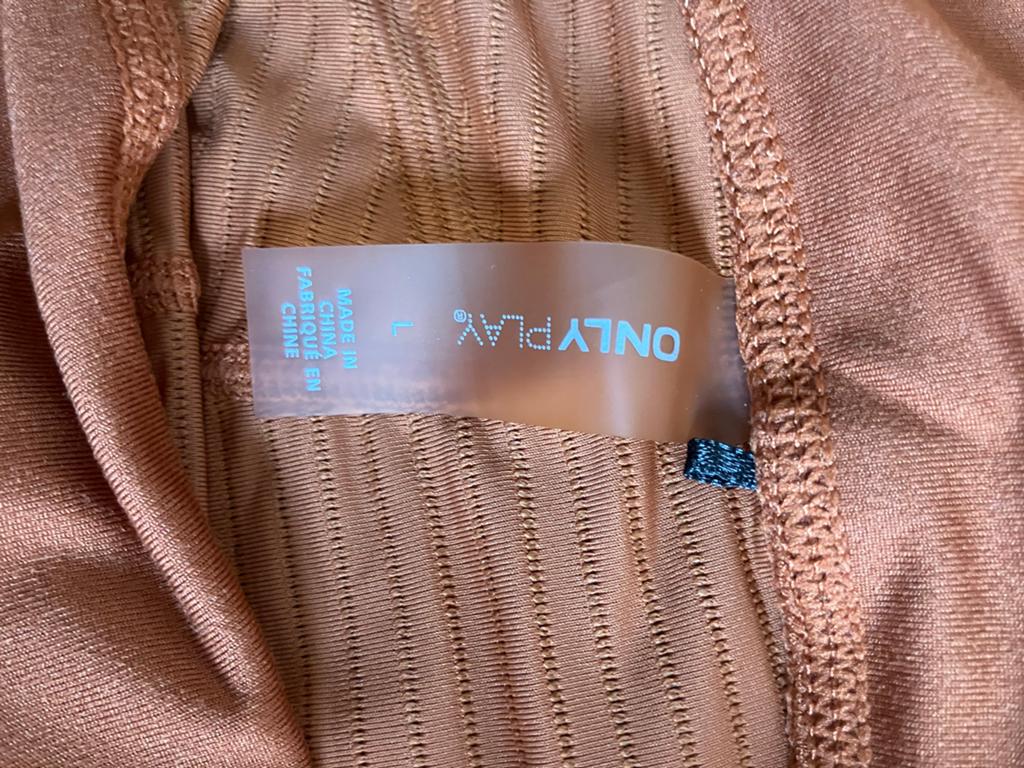 Lichtbruine Only legging - Maat M (label L) - Nieuw, Legging, Bruin, Nieuw, Maat 40/42 (M)