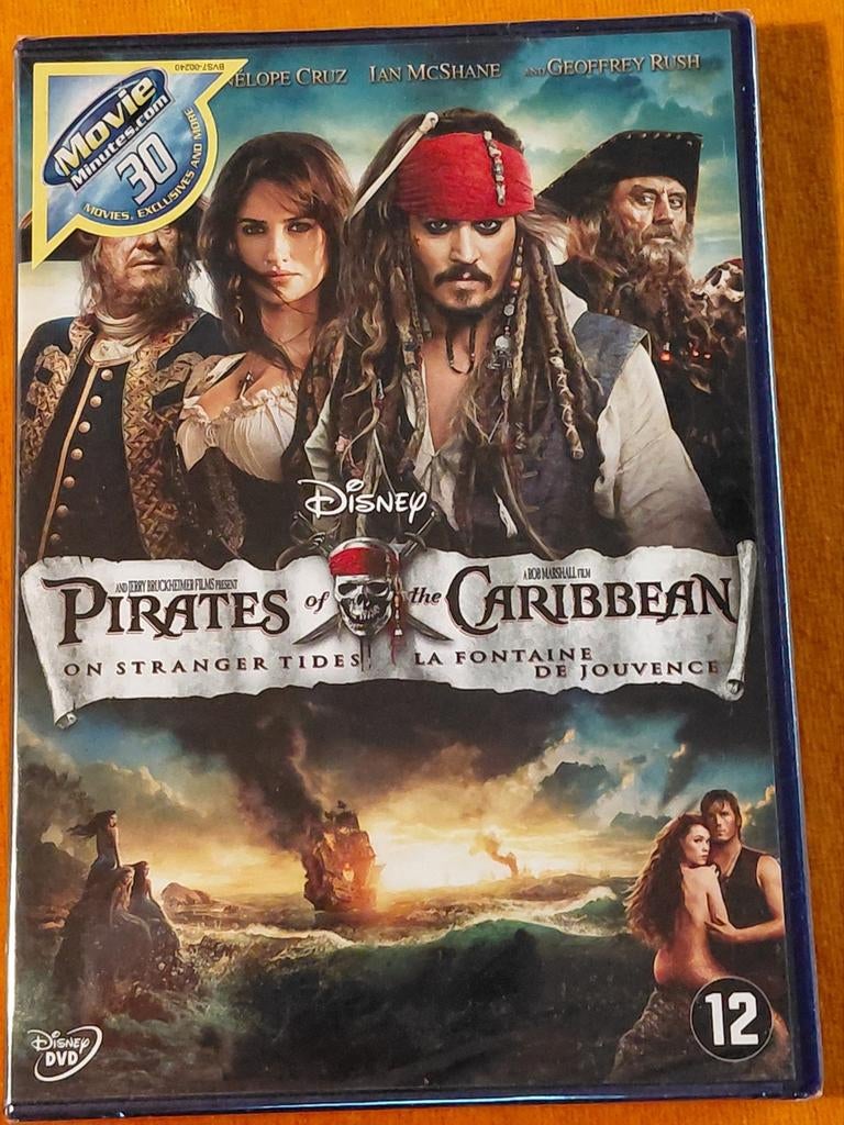DVD Pirates of the Caribbean: On Stranger Tides - Geseald, Vanaf 12 jaar, Ophalen of Verzenden, Nieuw in verpakking, Actiethriller