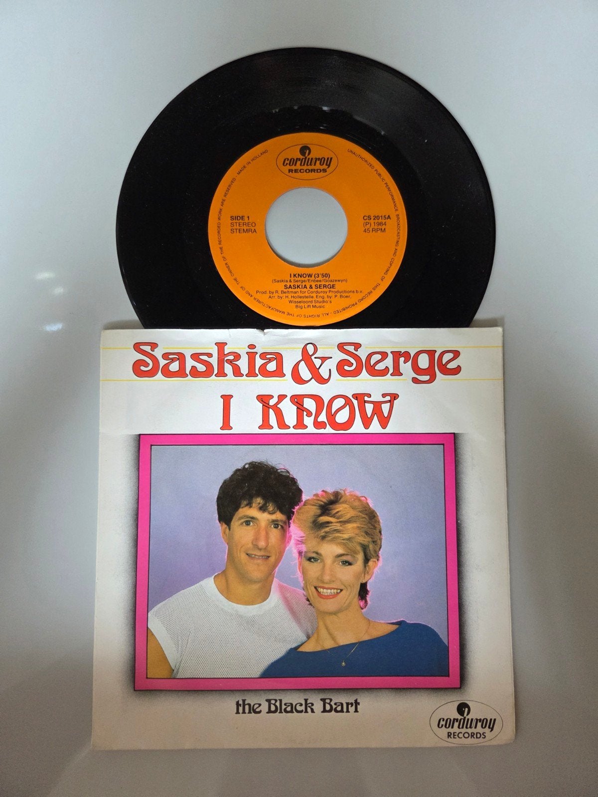 Saskia & Serge - I know, Cd's en Dvd's, Vinyl Singles, Ophalen of Verzenden, Gebruikt, 7 inch, Pop