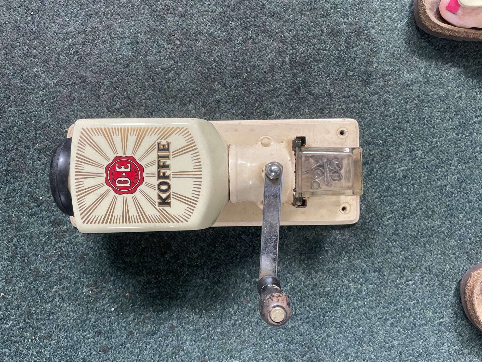Vintage DE Koffie Wandkoffiemolen, Ophalen of Verzenden