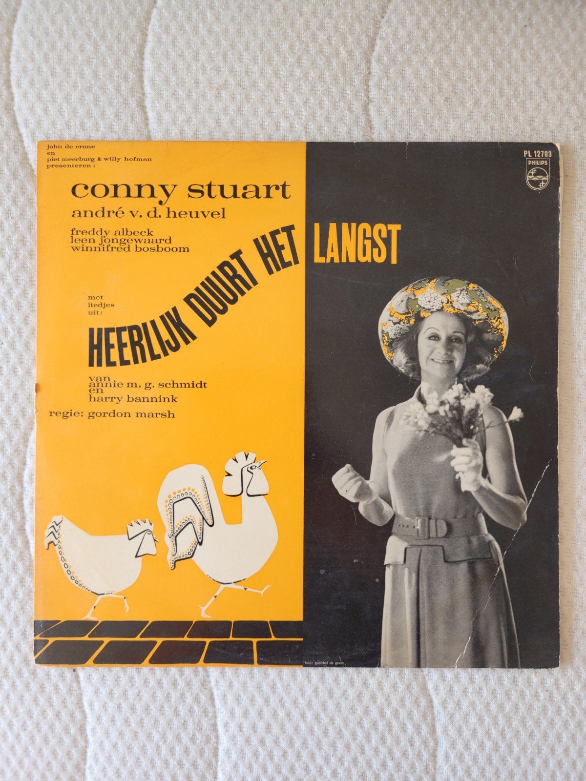 Conny Stuart - Heerlijk Duurt Het Langst LP, LP, Gebruikt, Pop, Ophalen of Verzenden
