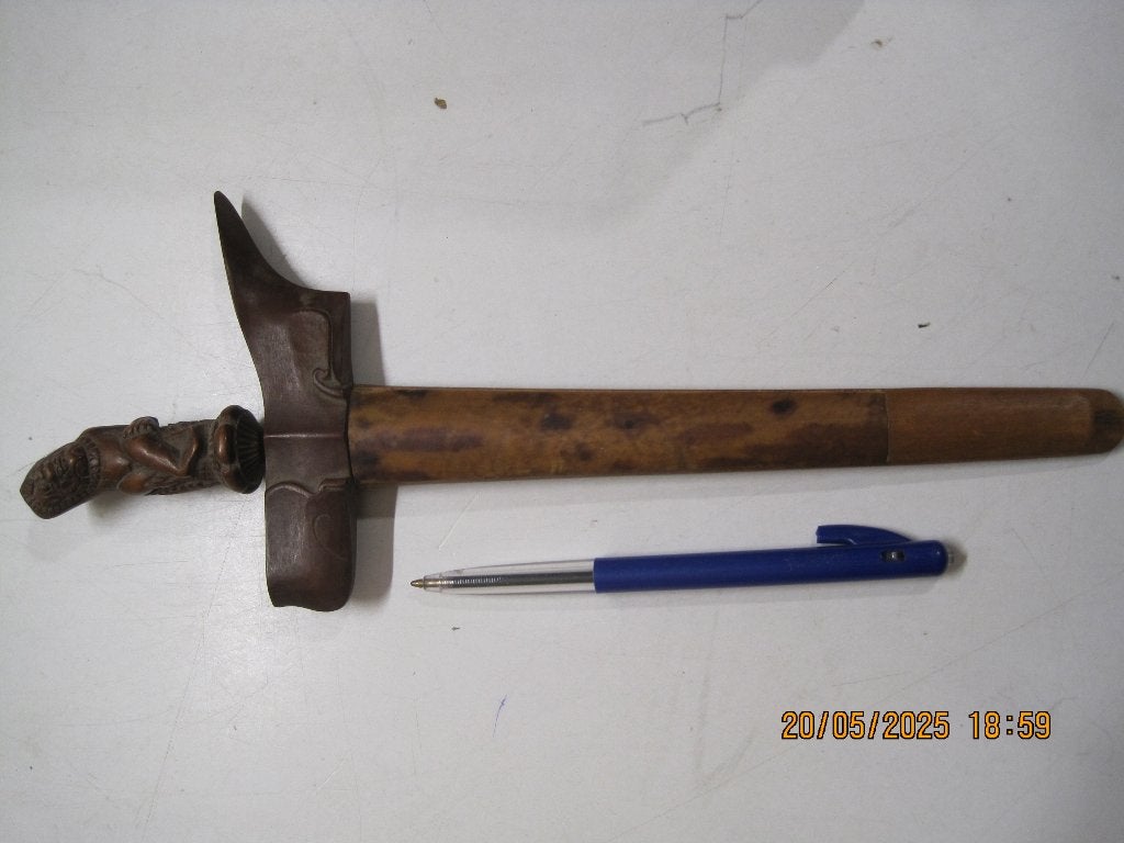keris kris 28,5 cm lang dames stukje los (343), Hout, Wapen, Ophalen of Verzenden, Indonesië