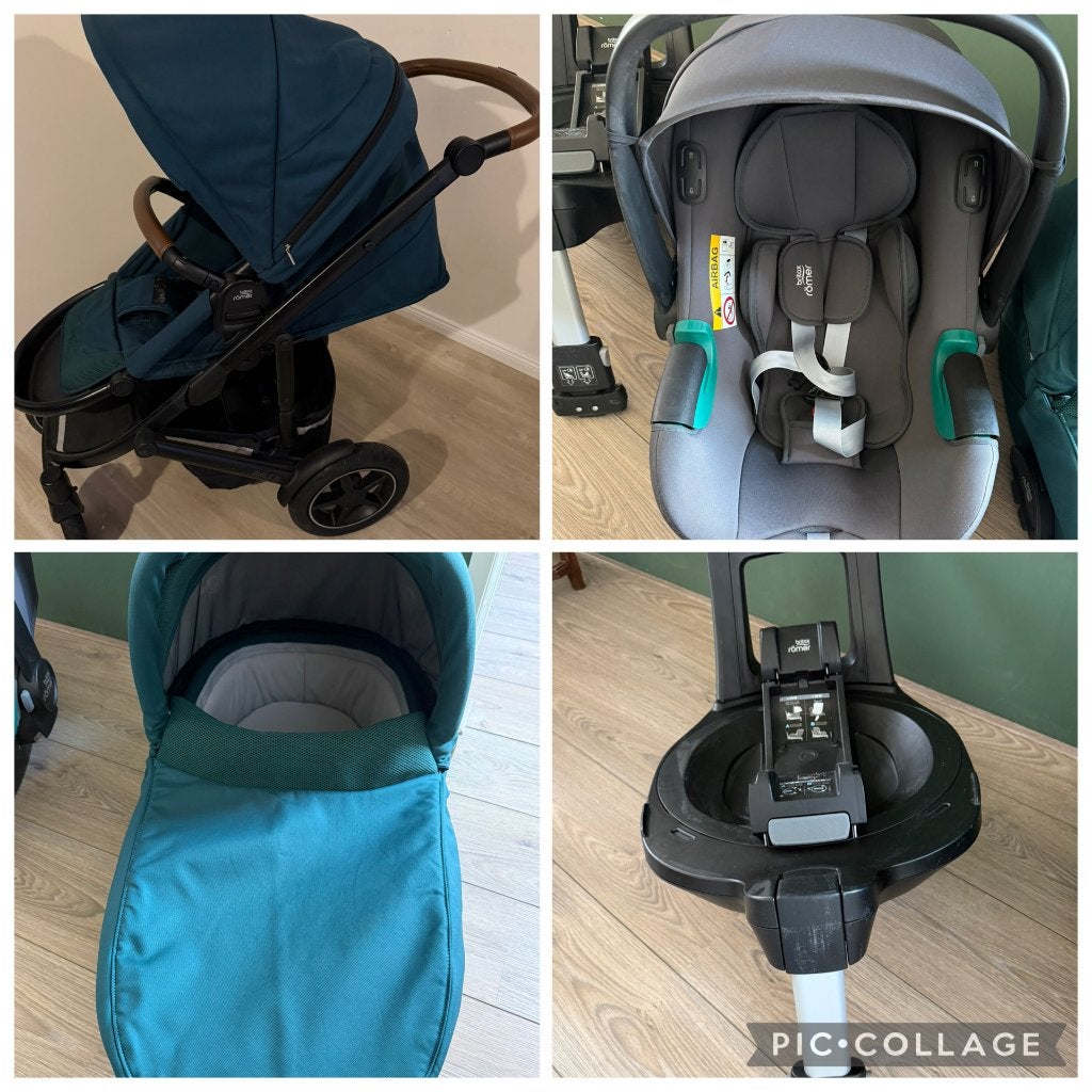 Britax Romer Smile III Kinderwagen/ flex base alles in, Kinderen en Baby's, Kinderwagens en Combinaties, Zo goed als nieuw, Combiwagen