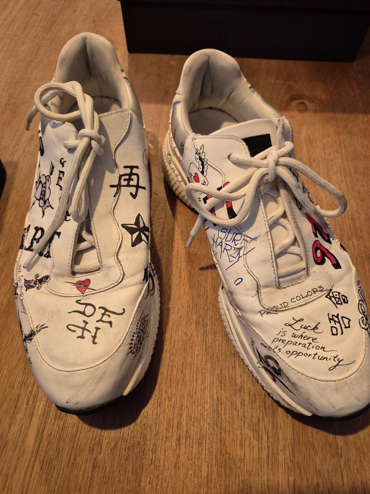 Ed Hardy sneakers maat 45, Kleding | Heren, Wit, Ophalen of Verzenden, Sneakers of Gympen, Gedragen