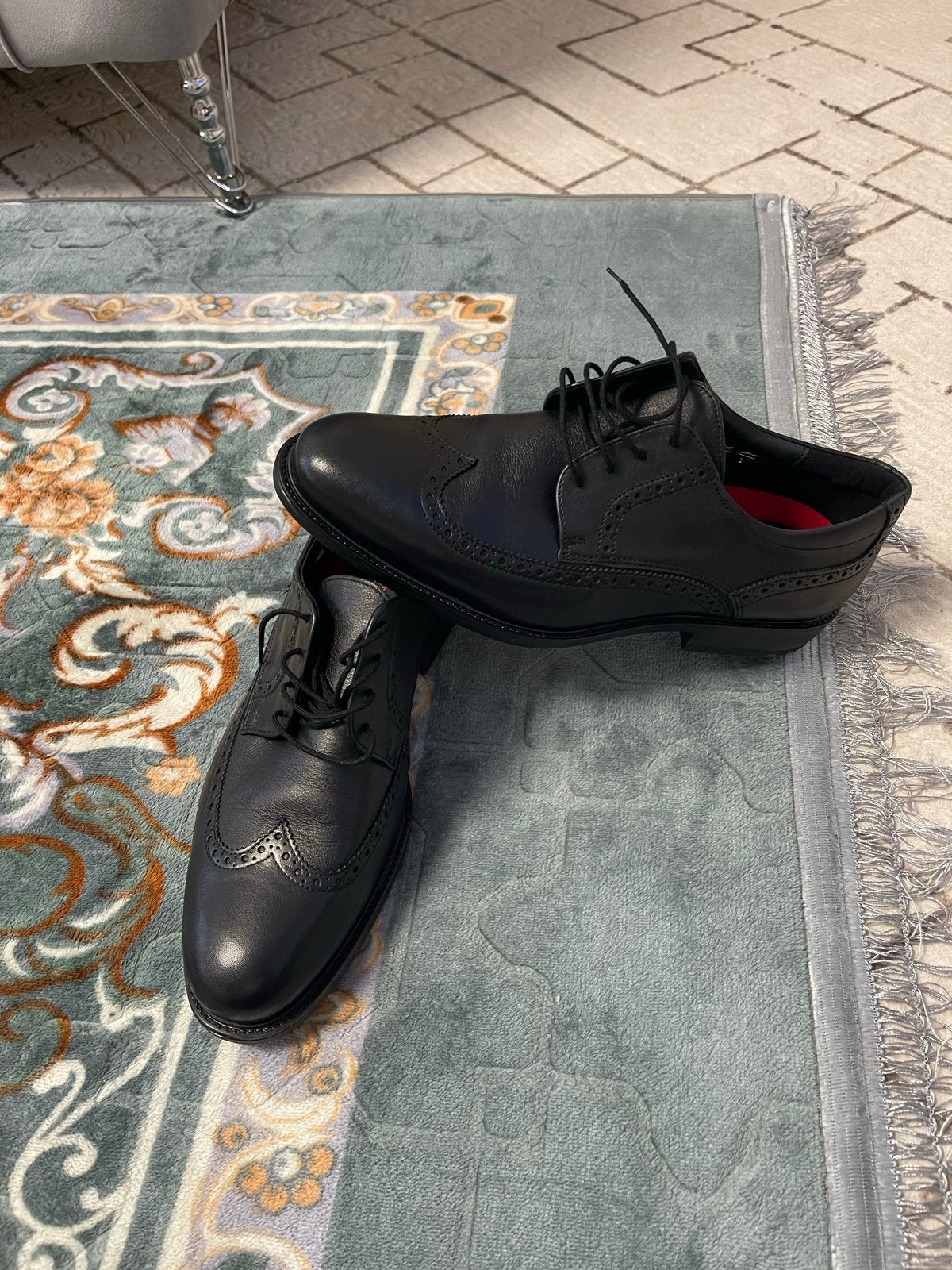 Nieuwe Lloyd Kaleb Nette Schoenen Zwart Maat 42,43, Ophalen of Verzenden, Nieuw, Zwart, Veterschoenen