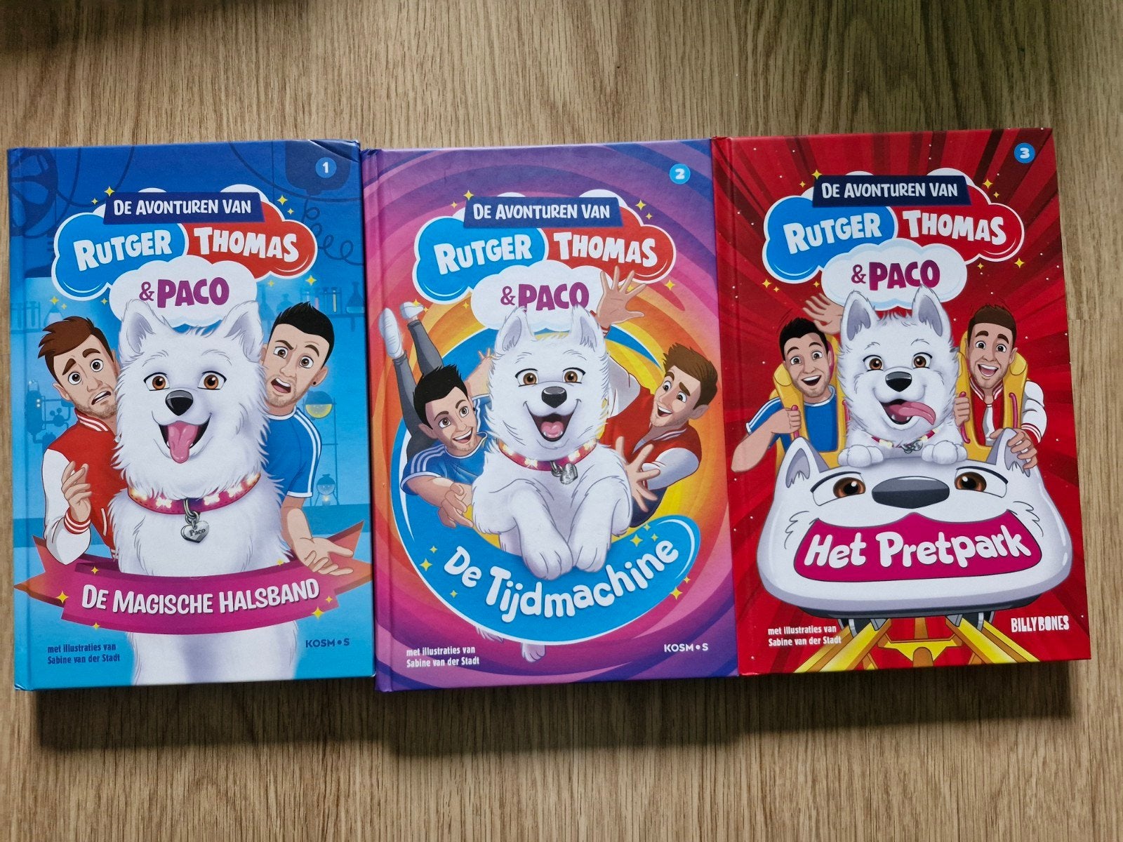 De Avonturen van Rutger, Thomas & Paco - 3 boeken, Ophalen, Zo goed als nieuw, Rutger Vink, Thomas van Grinsven, Fictie algemeen