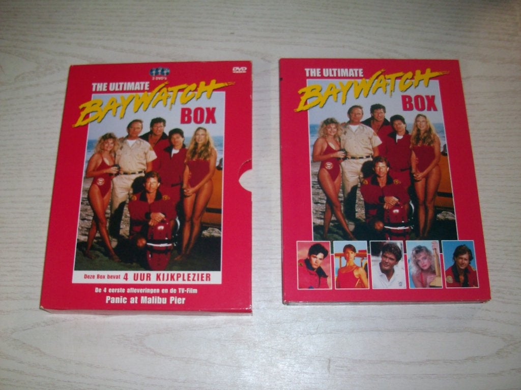 Oude DVD box Baywatch David Hasselhoff jaren 90, Alle leeftijden, Ophalen of Verzenden, Zo goed als nieuw