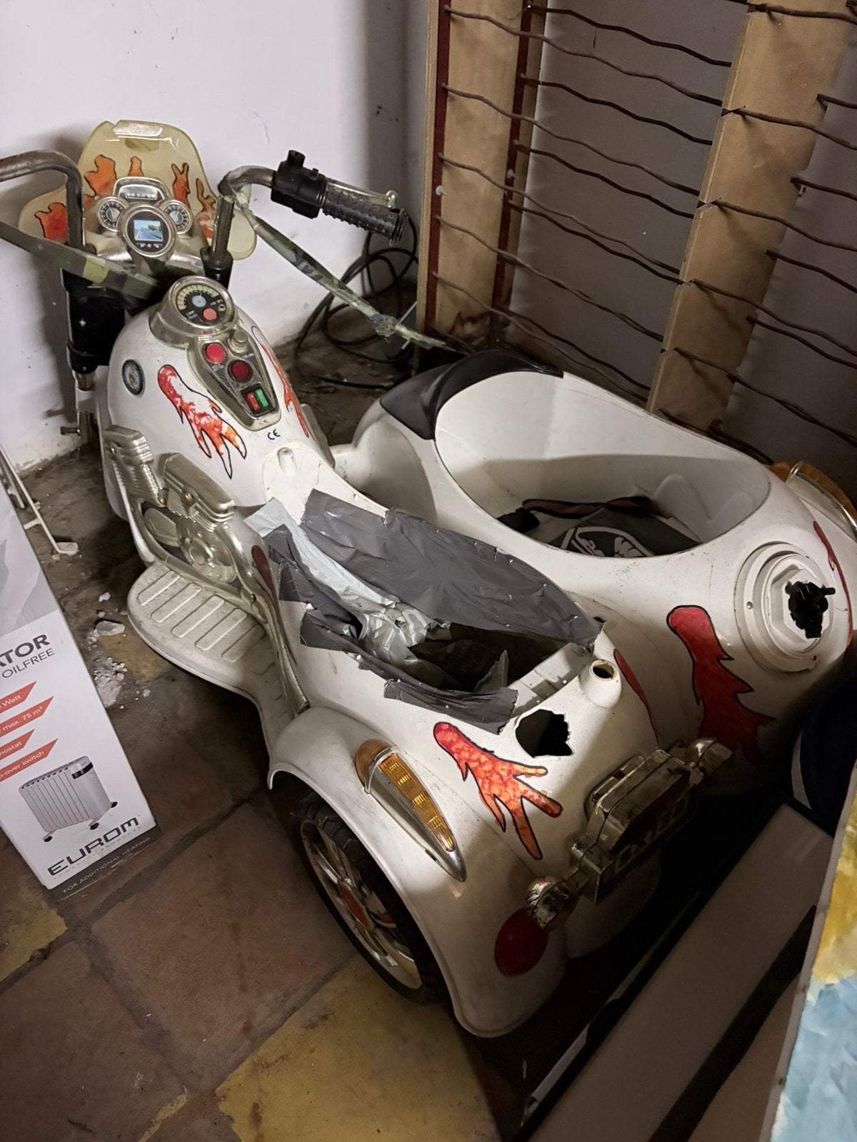 Motor met span voor kids Gratis ophalen, Ophalen, Gebruikt, Kart
