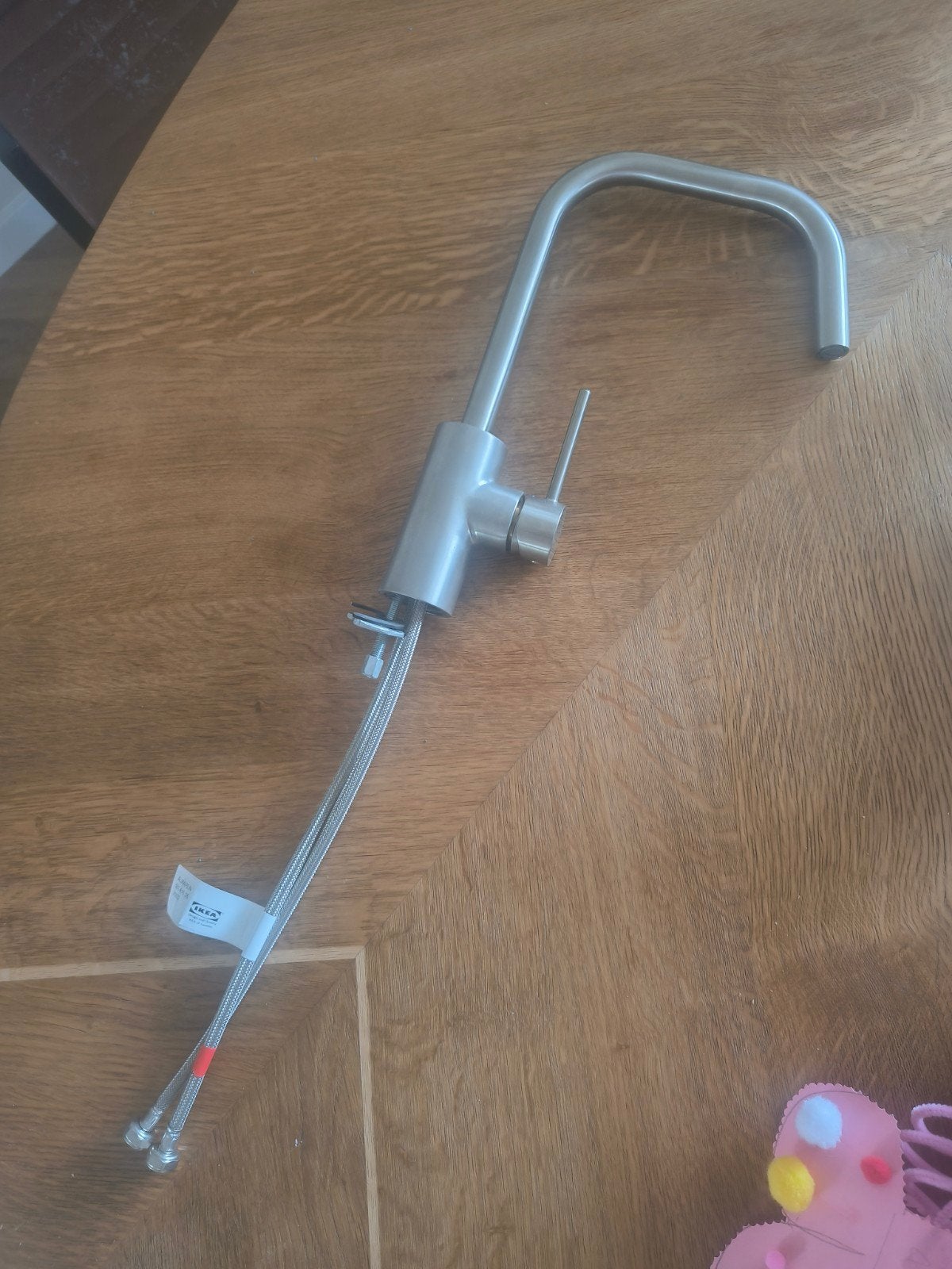 Nieuwe IKEA ÄLMAREN Keukenkraan RVS-look, Ophalen of Verzenden, Nieuw, Rvs, Kraan