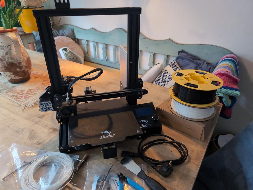 Ender 3 Pro 3D-printer met extra's - Zo goed als nieuw, Computers en Software, 3D Printers, Zo goed als nieuw, Ophalen