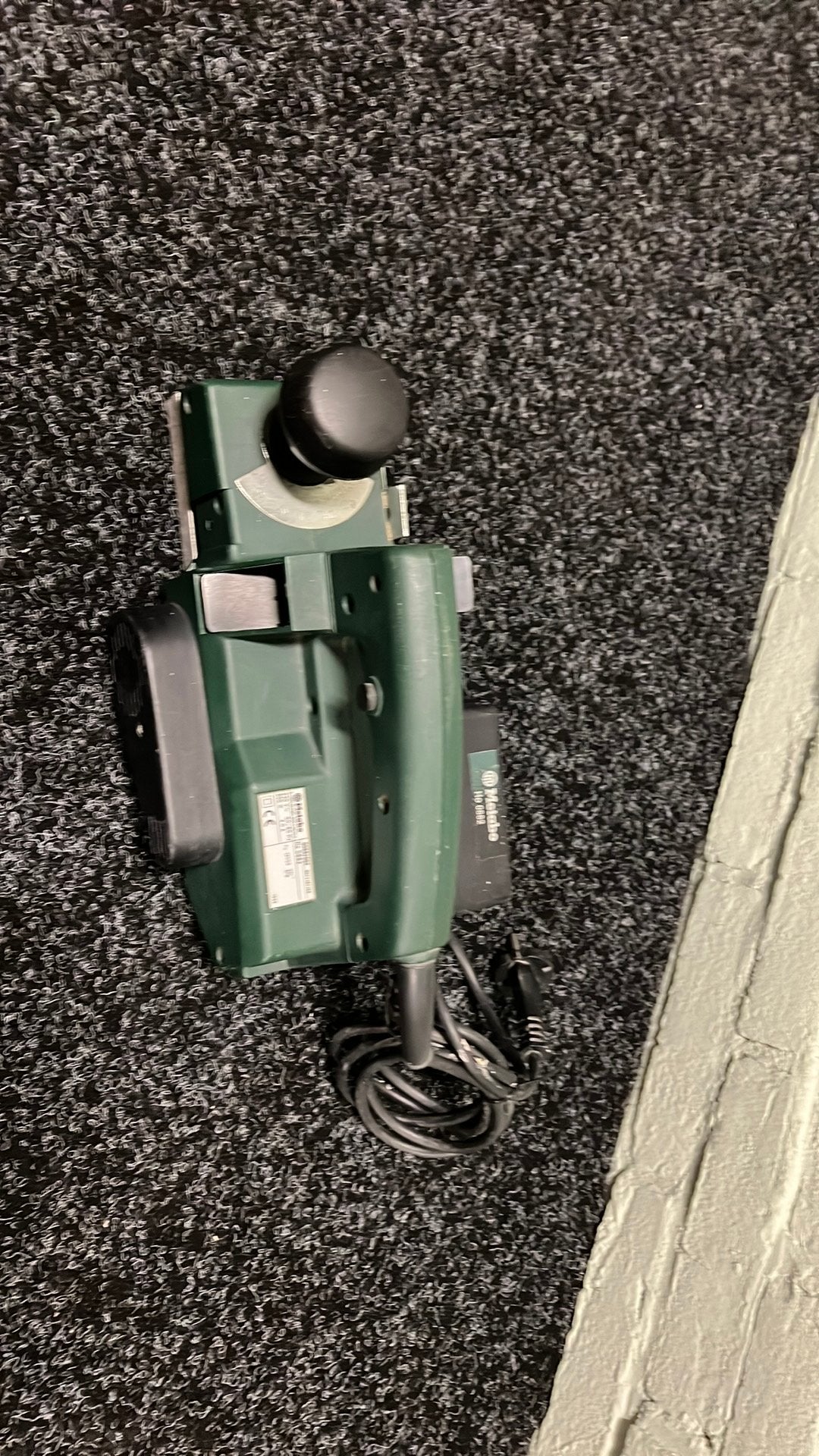 Metabo HO 0882 Schaafmachine - 800W Elektrische Handschaaf, Ophalen of Verzenden, Zo goed als nieuw