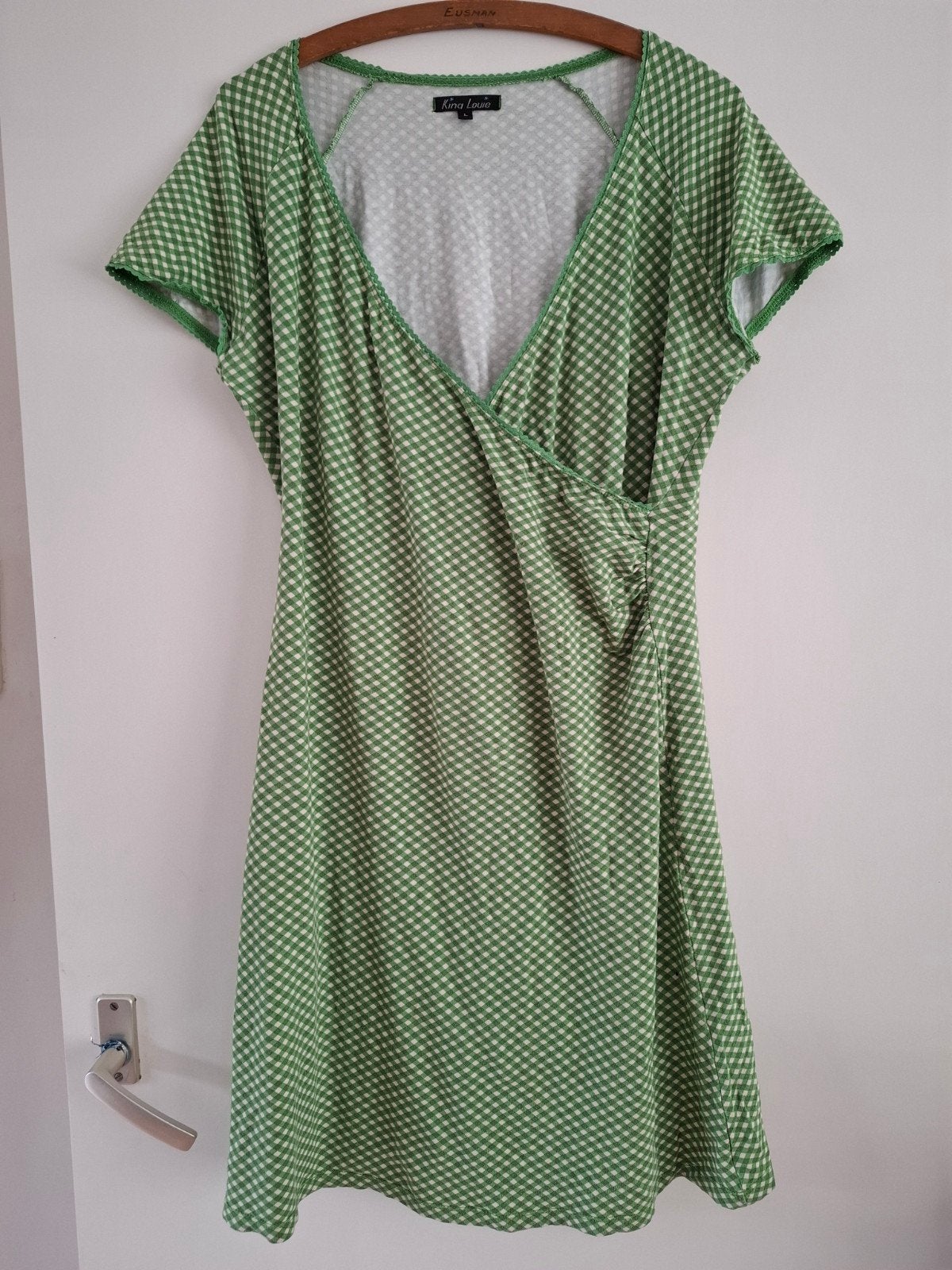 King louie jurkje maat L groen geruit, Kleding | Dames, Ophalen of Verzenden, Zo goed als nieuw, Groen, Boven de knie
