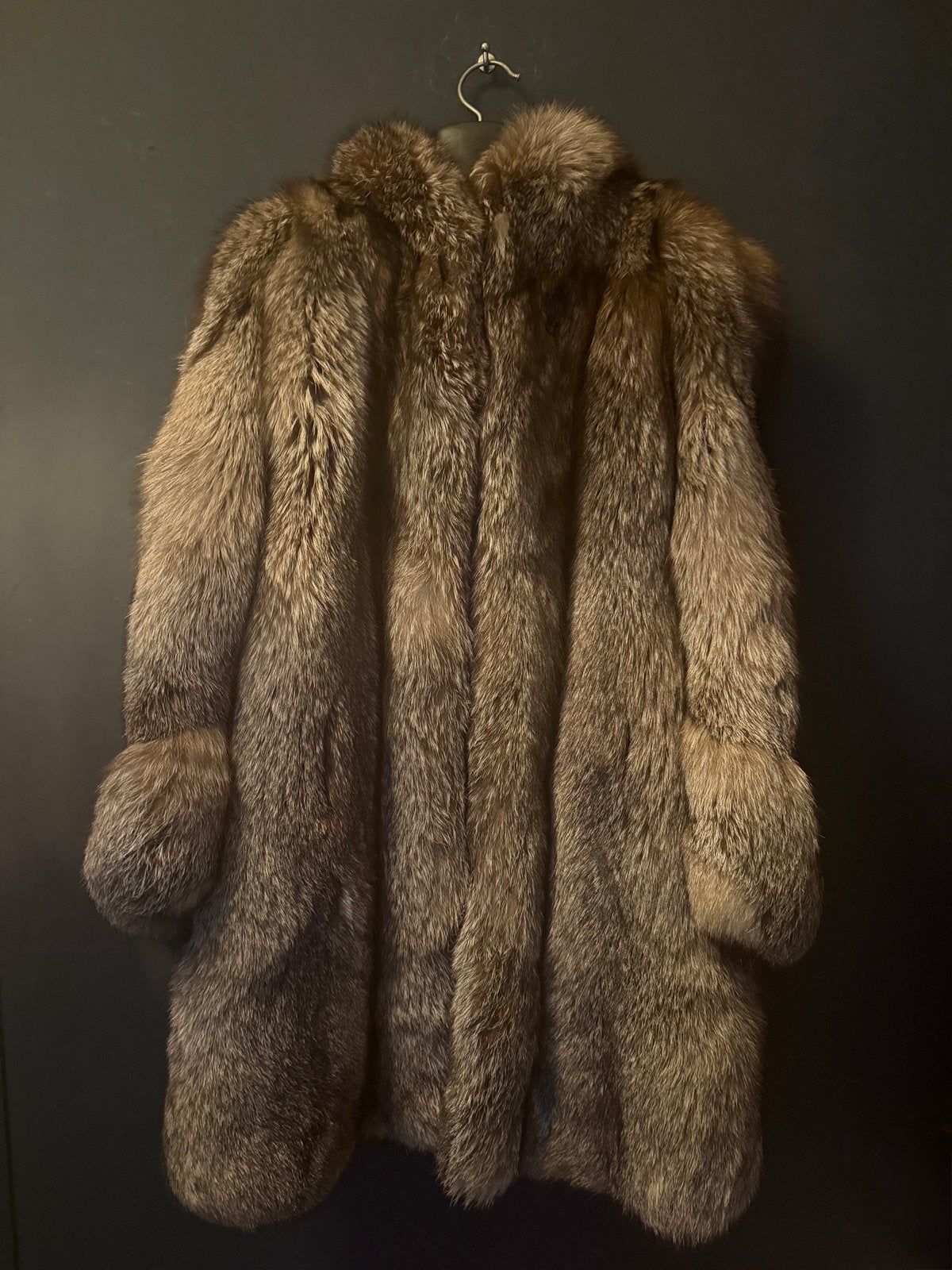 Schitterende Bontjas van Crystal Fox Maat XL 48, Verzenden, Zo goed als nieuw, Maat 46/48 (XL) of groter, Rood