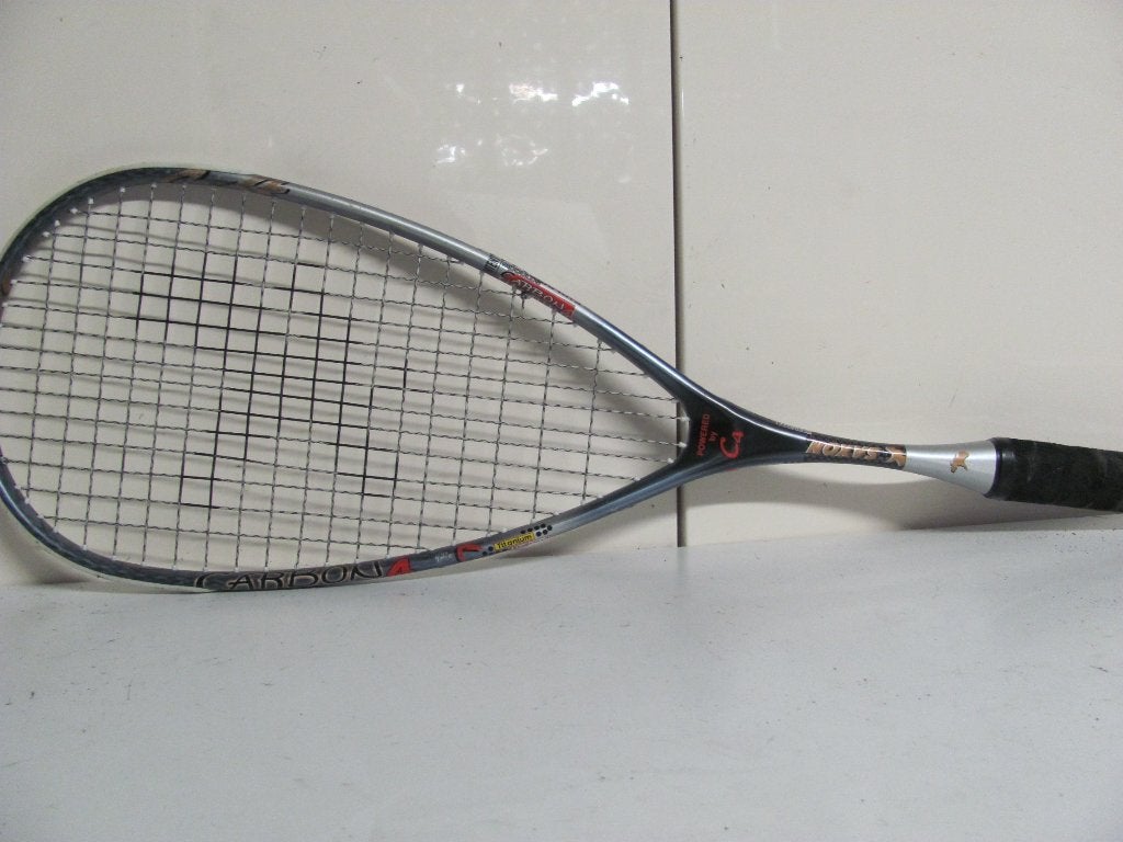 Saxon squashracket, Sport en Fitness, Squash, Ophalen of Verzenden, Zo goed als nieuw, Racket, Met hoes