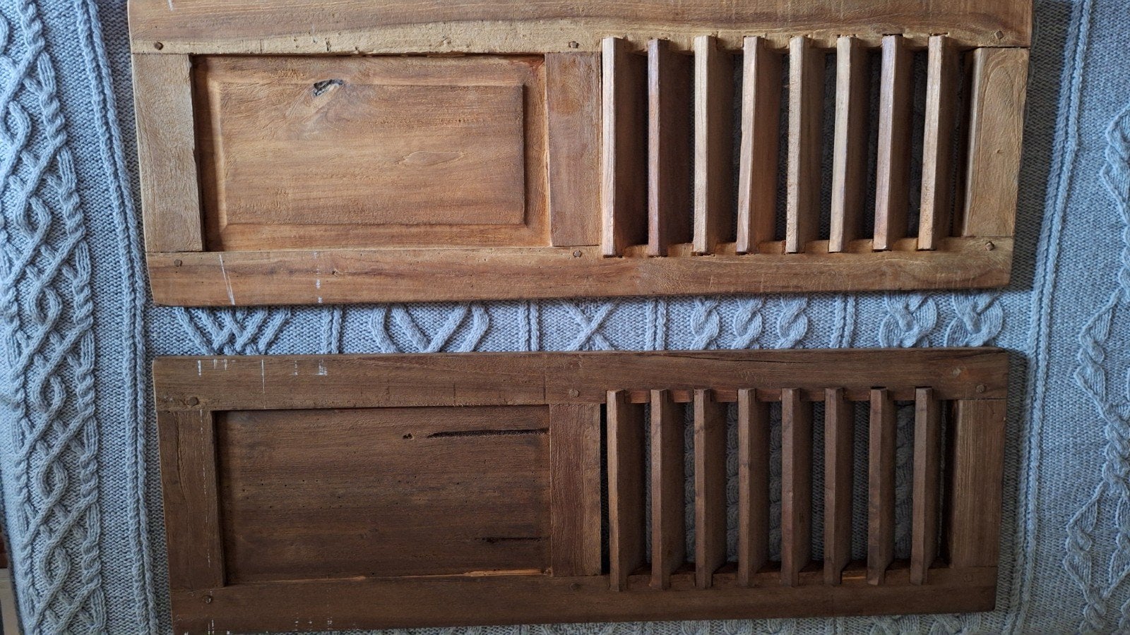 Houten luiken, ca. 90 cm hoog, Ophalen