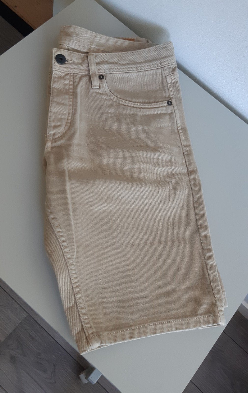 Jack & Jones korte broek maat 38, Maat 38/40 (M), Kort, Beige, Jack & Jones