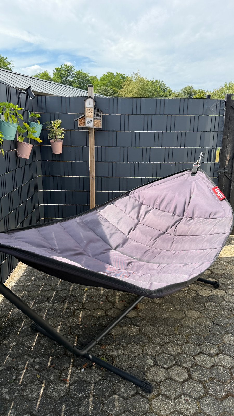 Fatboy hangmat met beschermhoes en opberghoezen, Tuin en Terras, Ophalen, Zo goed als nieuw
