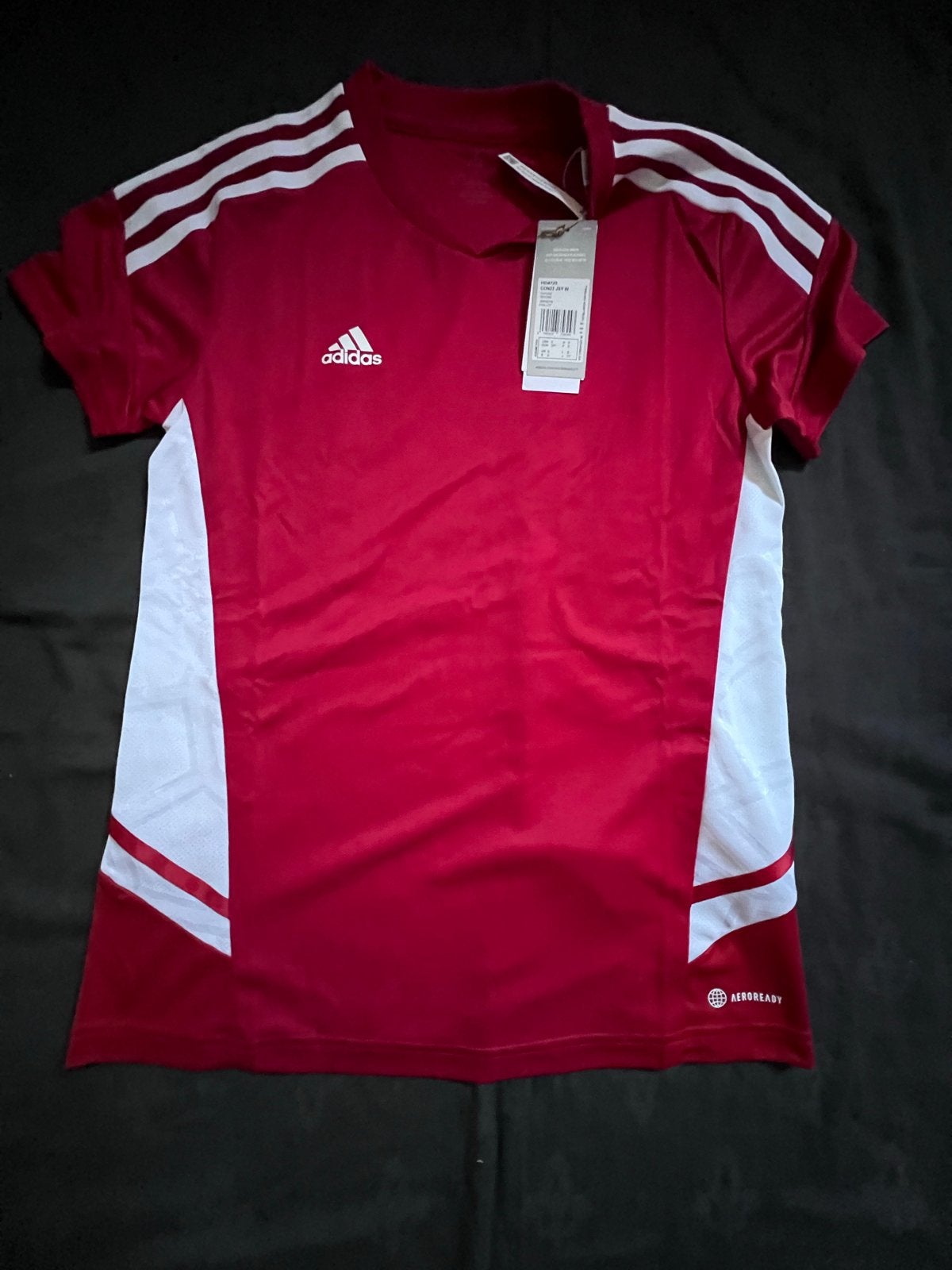 Adidas CON22 JSY W Voetbalshirt - Rood/Wit, Sport en Fitness, Ophalen of Verzenden, Nieuw, Overige typen