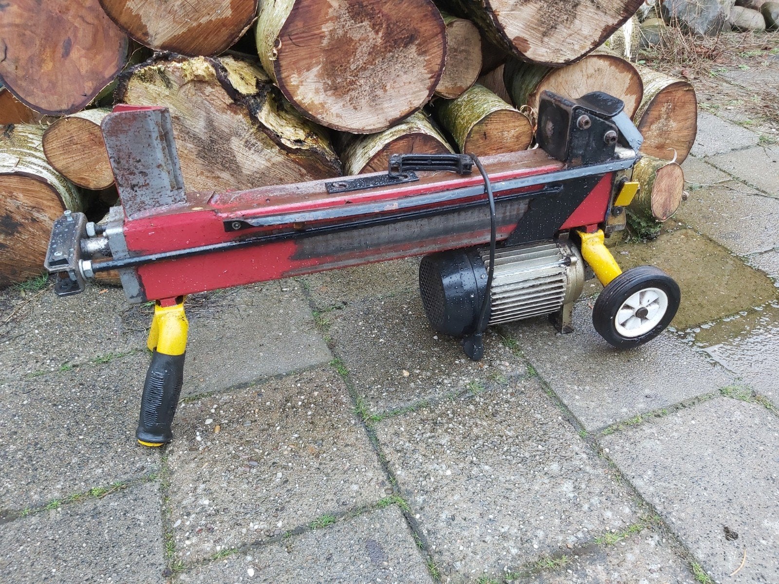 Houtklover: 4 ton, Gebruikt, Liggend, Ophalen of Verzenden, Nb