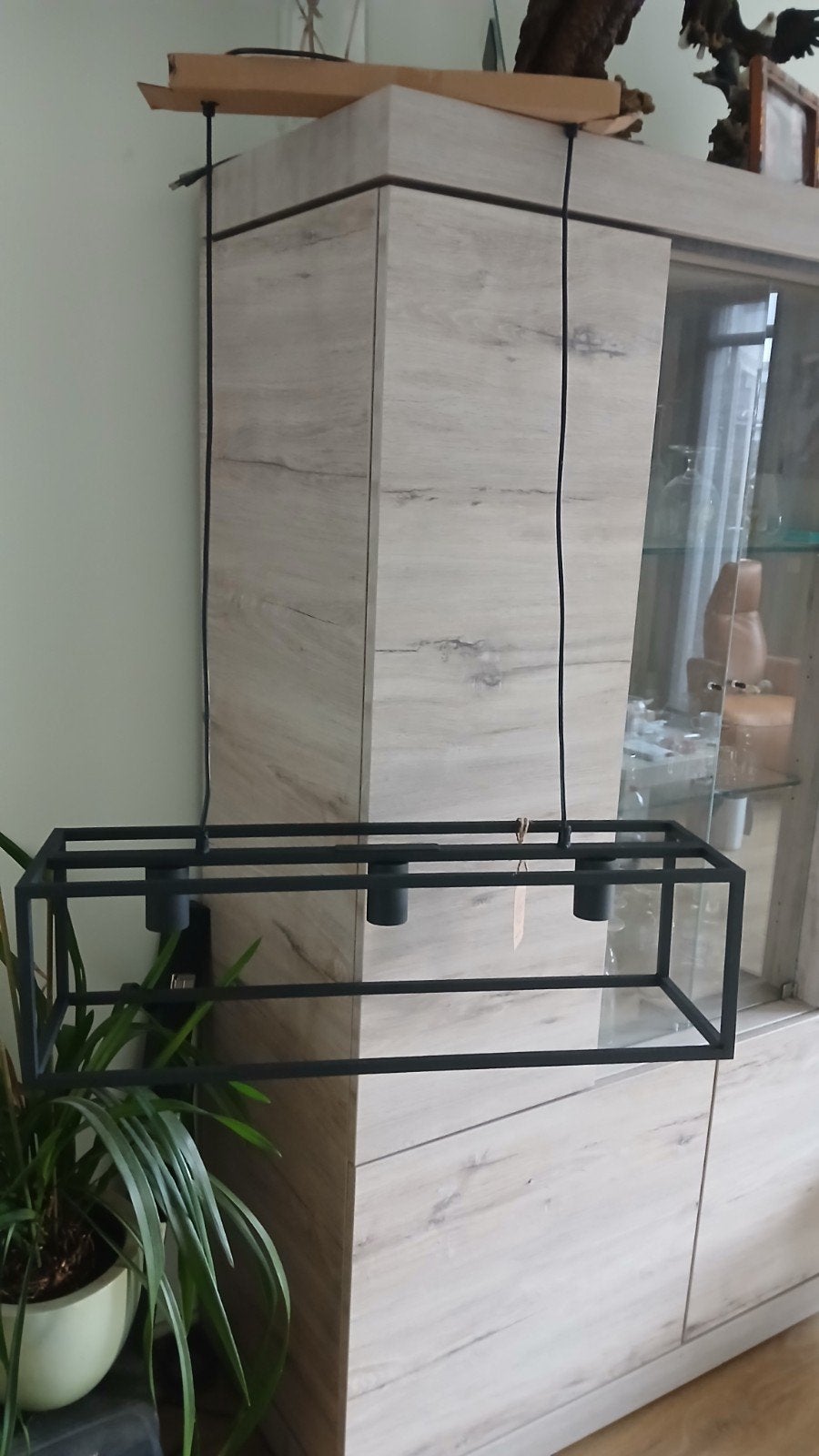 eetkamerlamp nieuw in doos, Ophalen, Nieuw, Metaal, Strak modern