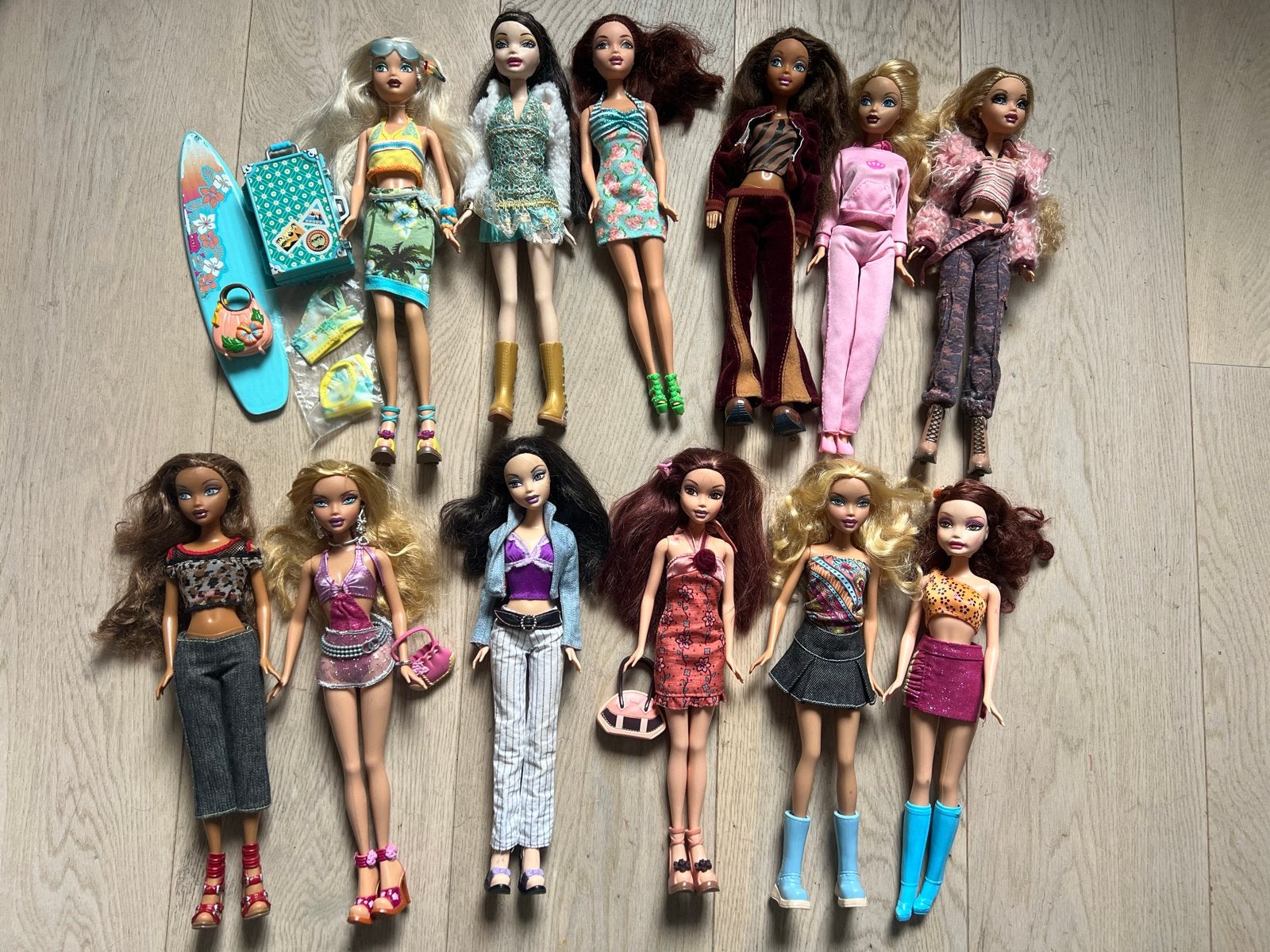 My Scene Barbie poppen set: Madison, Chelsea, Delancey, Nole, Kinderen en Baby's, Ophalen, Gebruikt, Barbie