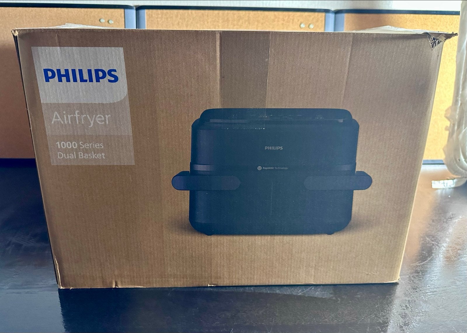 Philips Airfryer 1000 Series Dual Basket - Als nieuw, Airfryer, ., Ophalen of Verzenden, Zo goed als nieuw
