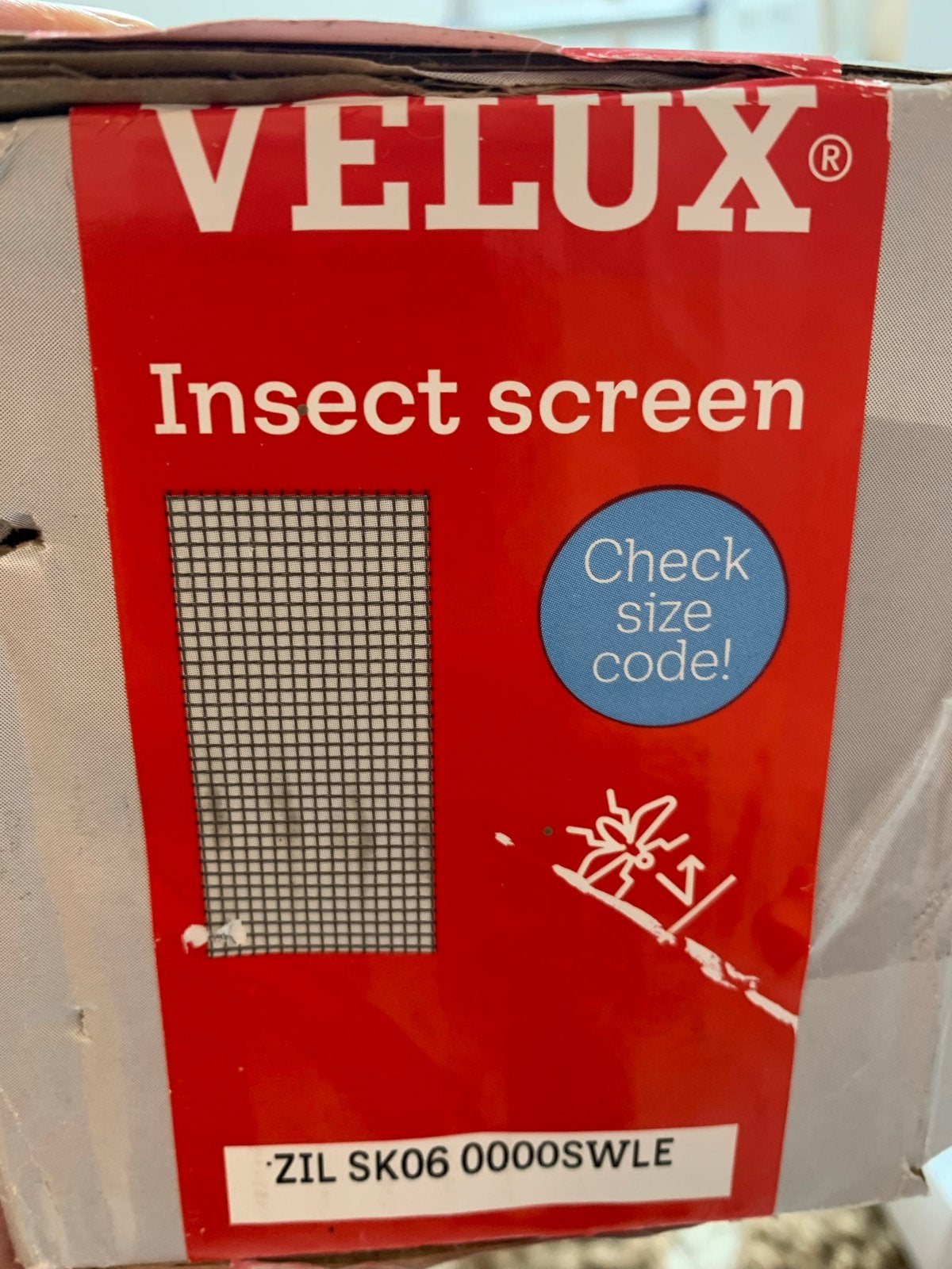 Velux Horizontaal Insectenhor SK06 115 cm breed, Kunststof, Overige typen, Minder dan 200 cm, Nieuw